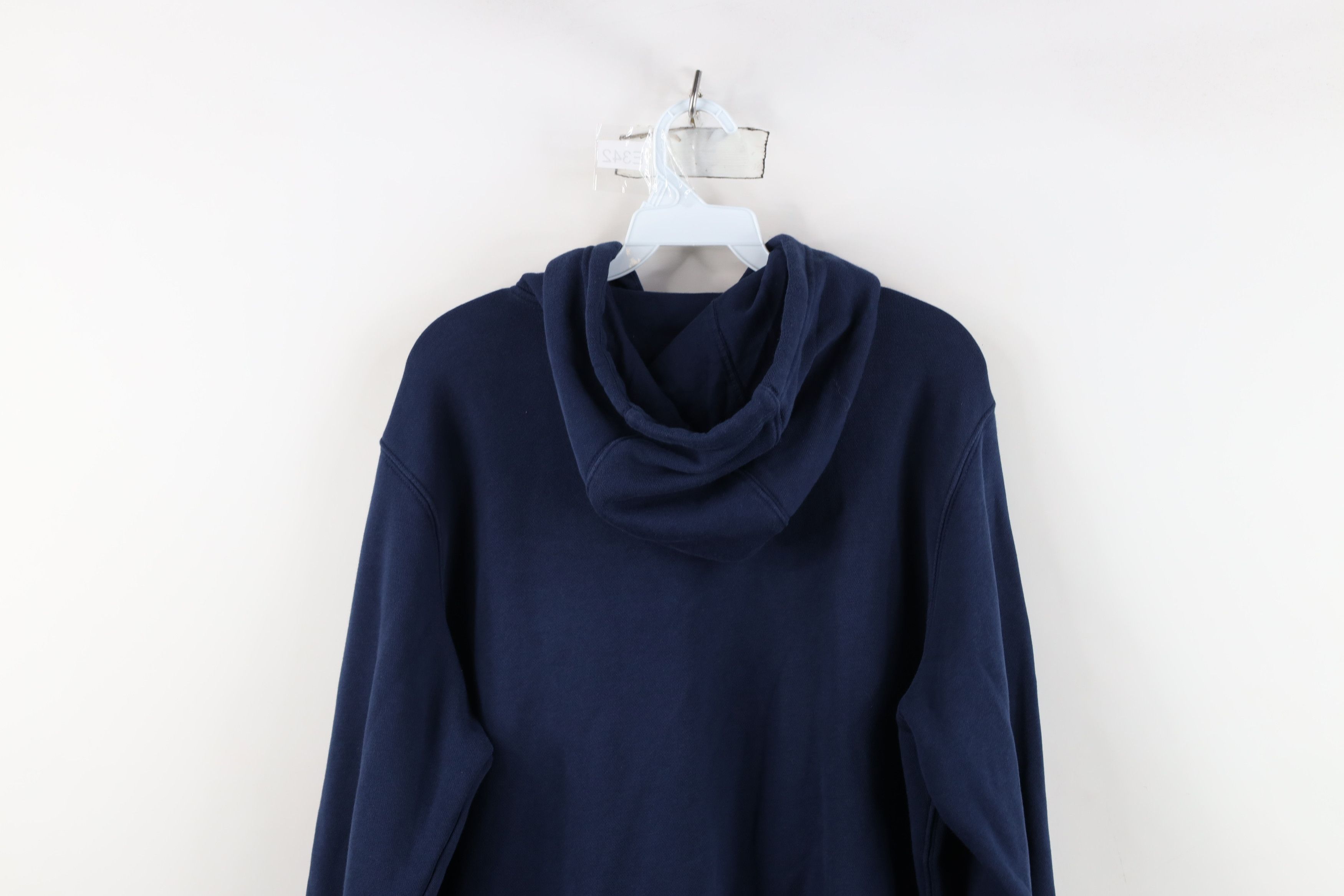 Nike Vintage Y2K Nike Scott Mini Swoosh Hoodie Sweatshirt Blue Size US L / EU 52-54 / 3 - 13 Thumbnail