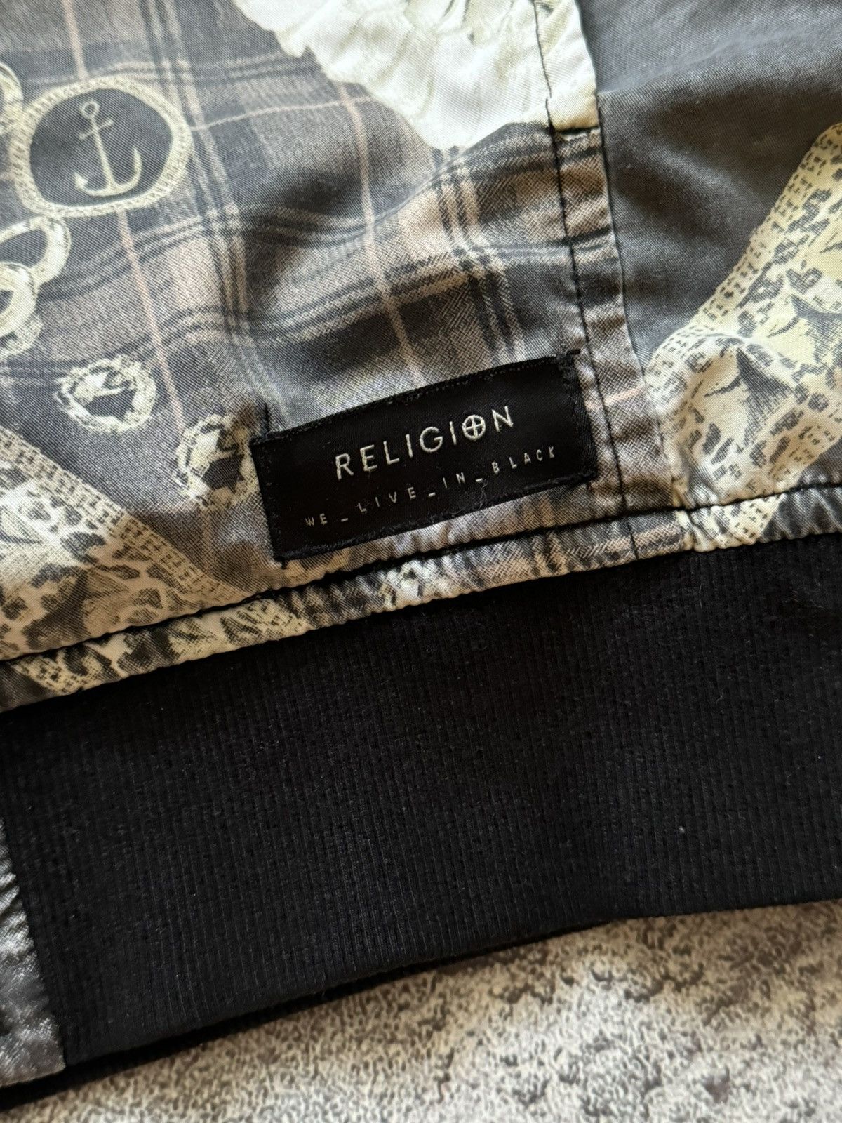 Other Religion M all printed zip bomber jacket long sleeve vintage Size US M / EU 48-50 / 2 - 8 Thumbnail