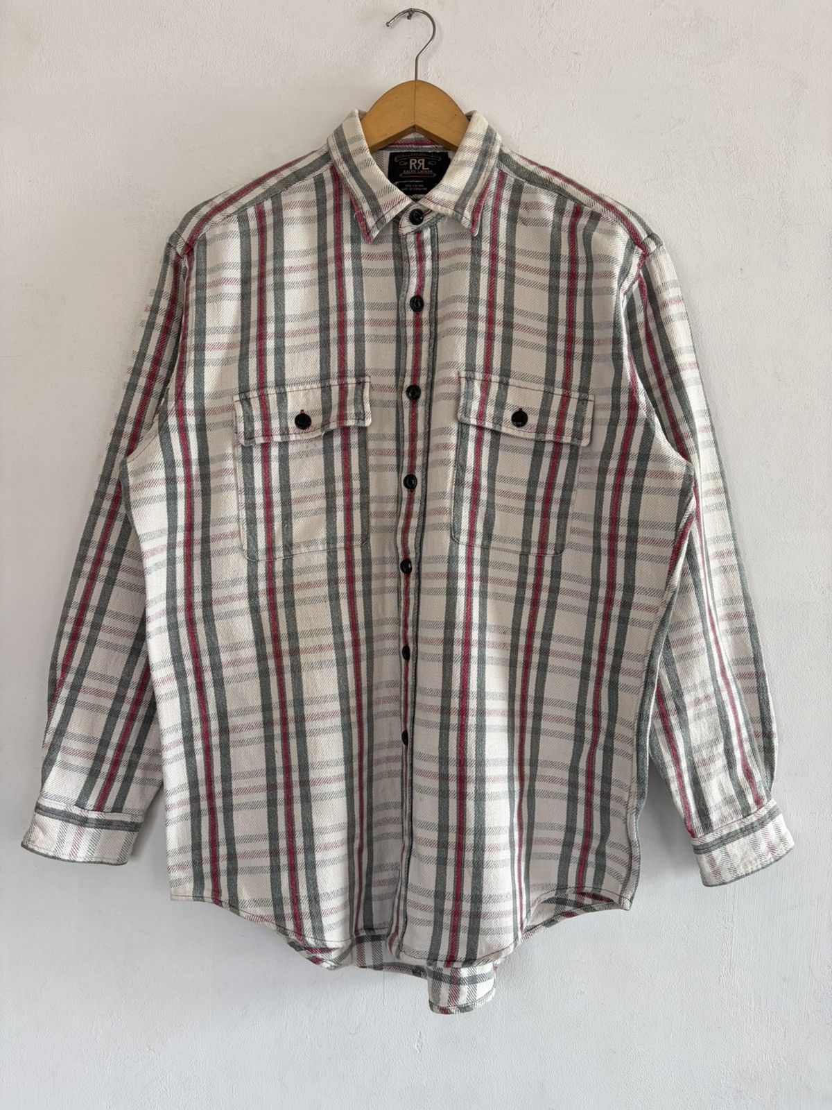 Double RRL Ralph Lauren flannel plaid shirt