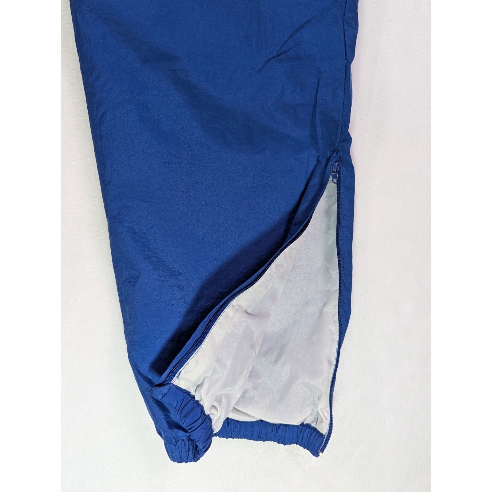 Nike Vintage 90s Nike Nylon Track Pants Royal Blue Women's M Size 26" / US 2 / IT 38 - 8 Thumbnail