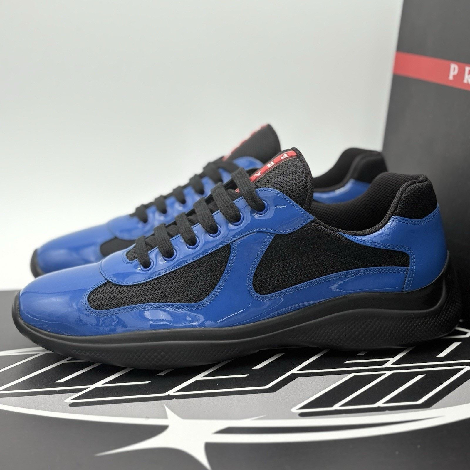Prada Prada Americas Cup ' Blue Black ' | ONLY WORN 1-3x Size US 11.5 / EU 44-45 - 1 Thumbnail