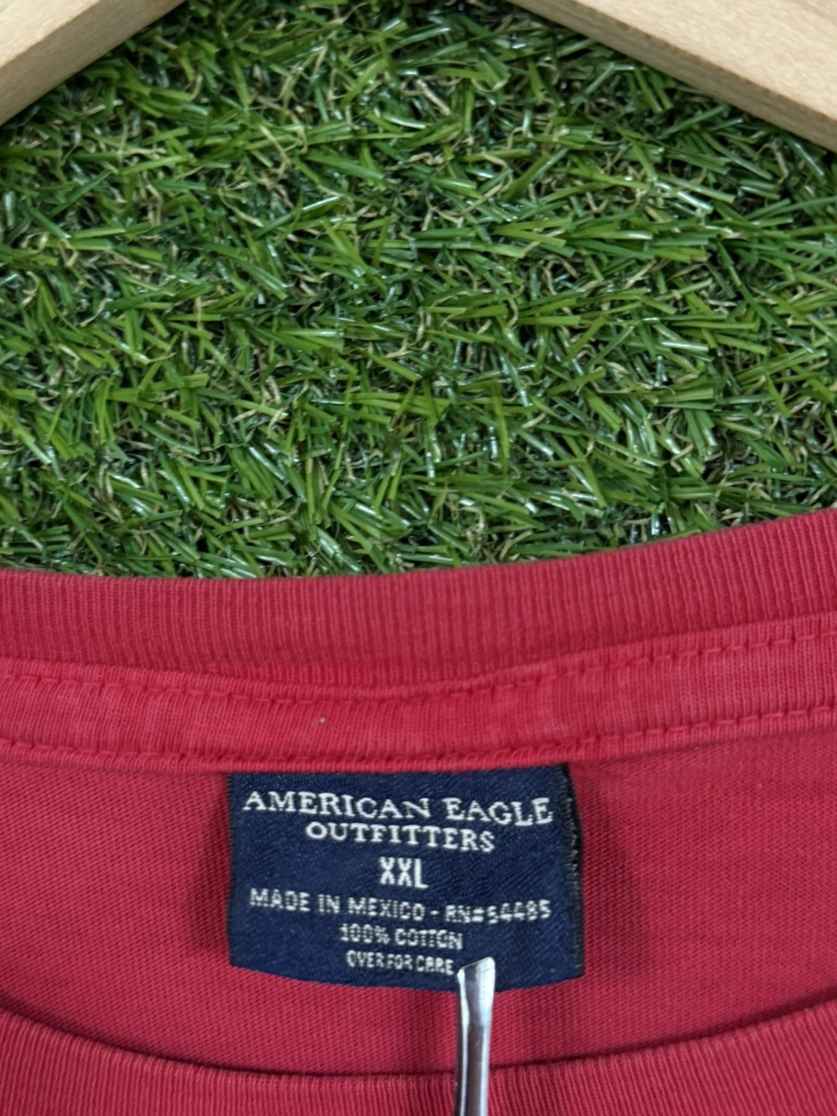 American Eagle Outfitters RARE Vintage American Eagle Outfitters Red Oval Logo Tee Size US XXL / EU 58 / 5 - 5 Thumbnail