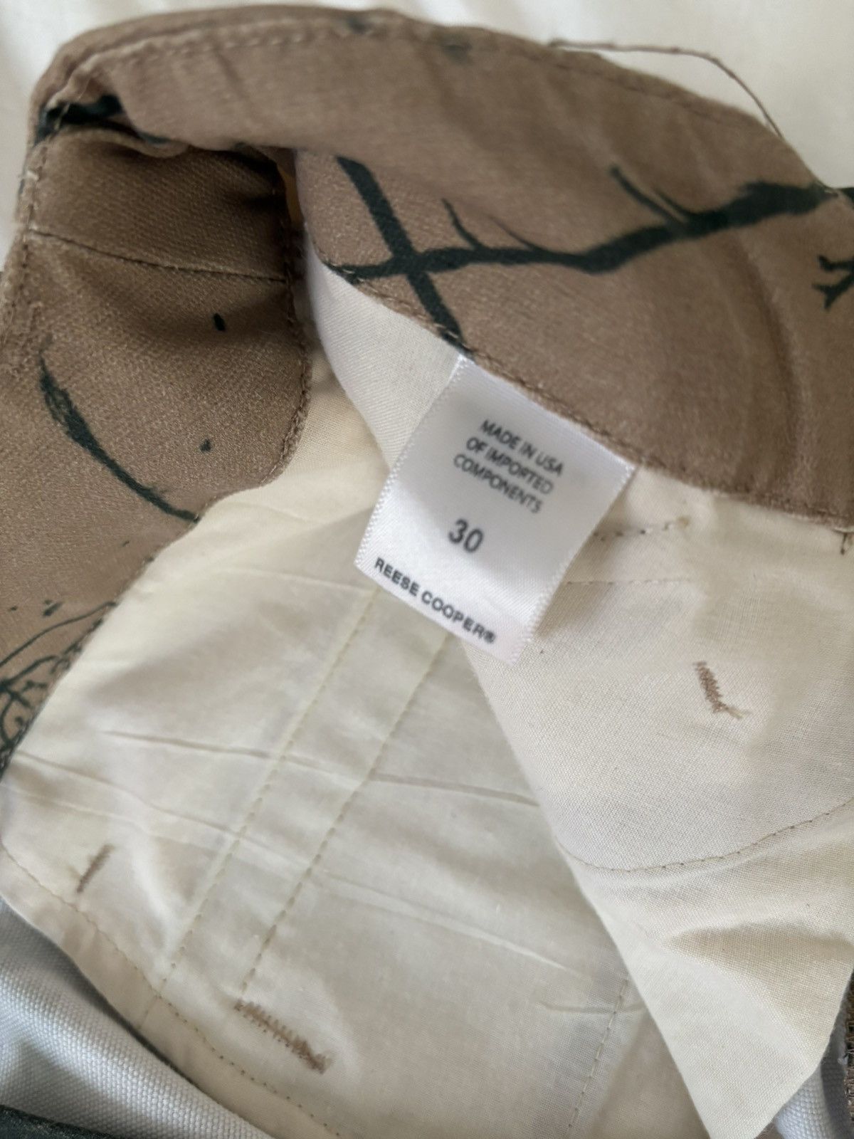 Reese Cooper Brushed Cotton Canyon Camo Cargo pants Size US 30 / EU 46 - 4 Thumbnail