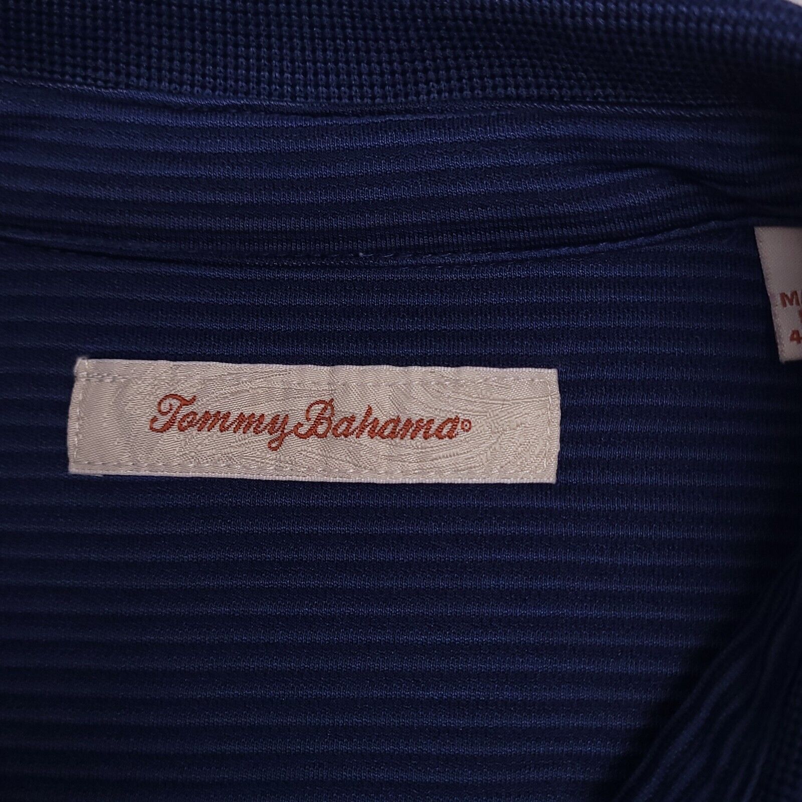 Tommy Bahama Tommy Bahama Casual Pullover Polo Shirt Mens Size Large Blue Size US L / EU 52-54 / 3 - 3 Thumbnail