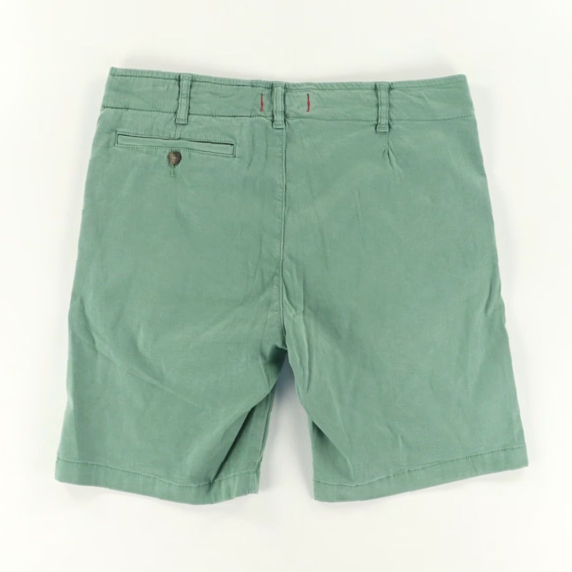 Henson Benson Stretch Palm Spring Khaki Chino Shorts Jade Green Men's 34 Size US 34 / EU 50 - 4 Thumbnail