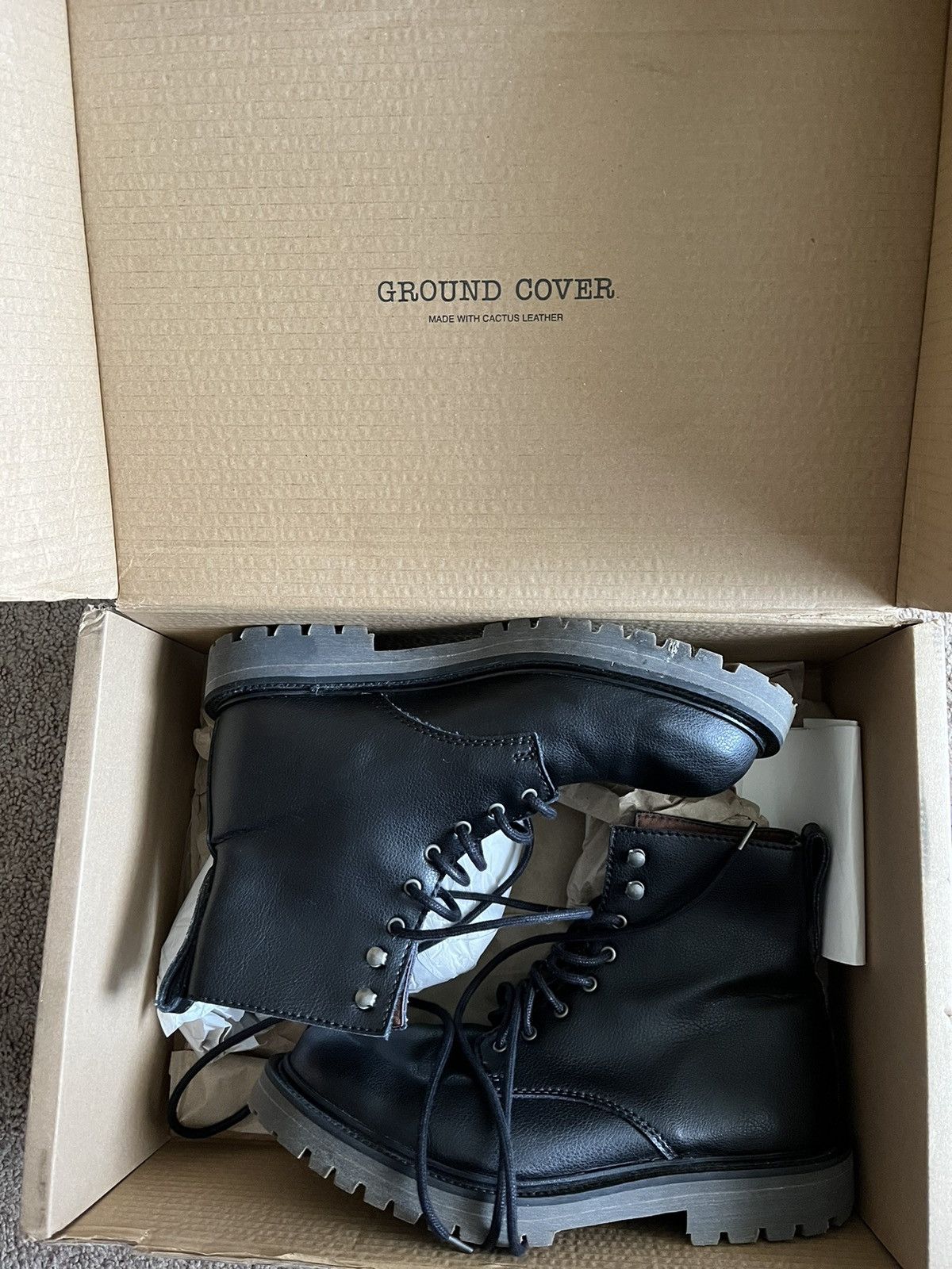 Ground cover Cactus leather work boots