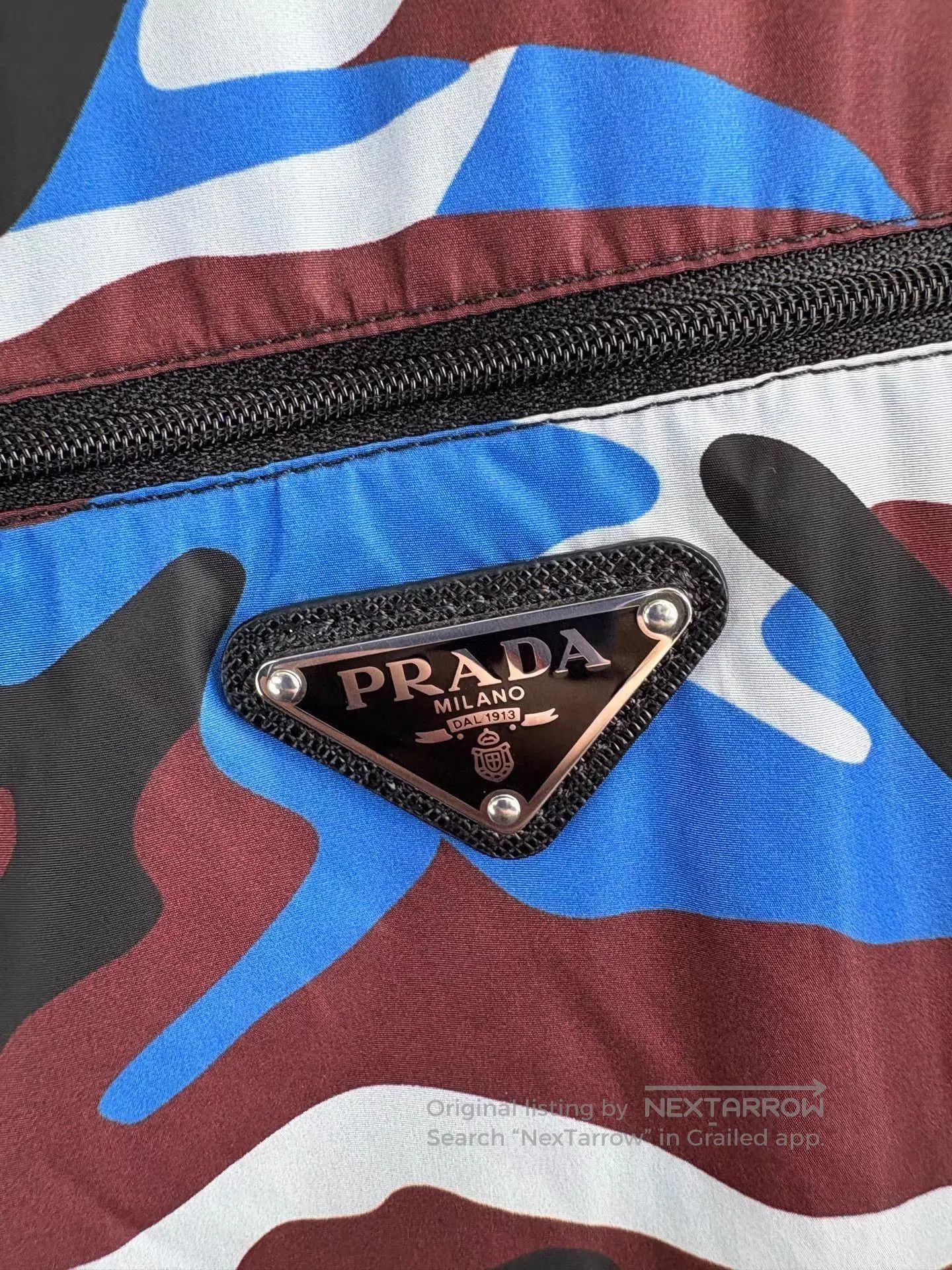 Prada Multi Camouflage Long Sleeve Light Jacket. Size US M / EU 48-50 / 2 - 3 Thumbnail