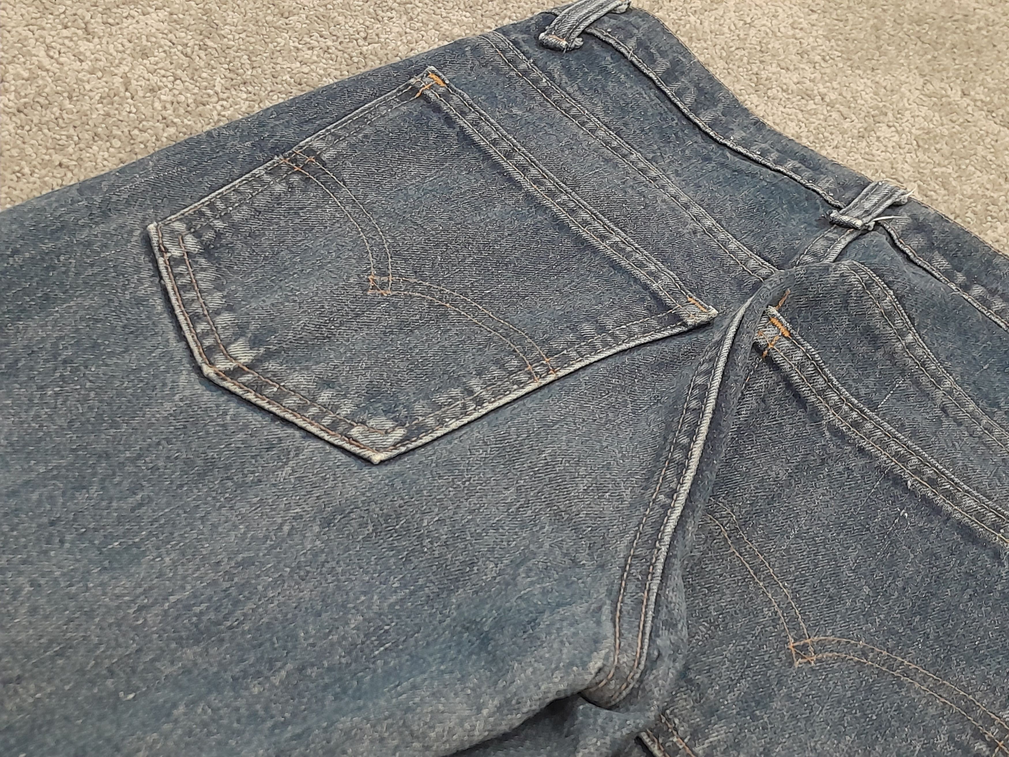 Levi's Levis 646 Bell Bottom Flare Bootcut Orange Tab TALON Jeans Size US 28 / EU 44 - 16 Thumbnail