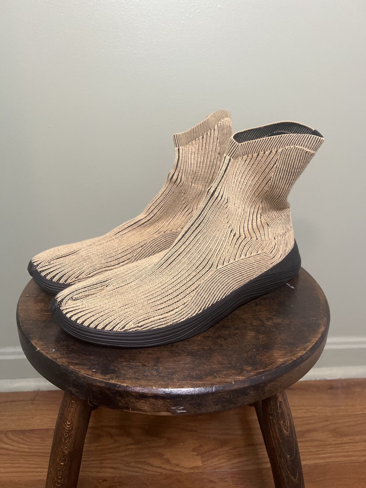 Tabi Footwear ILYSM Tabi - Camel Shadow Stripe Size US 12 / EU 45 - 2 Thumbnail