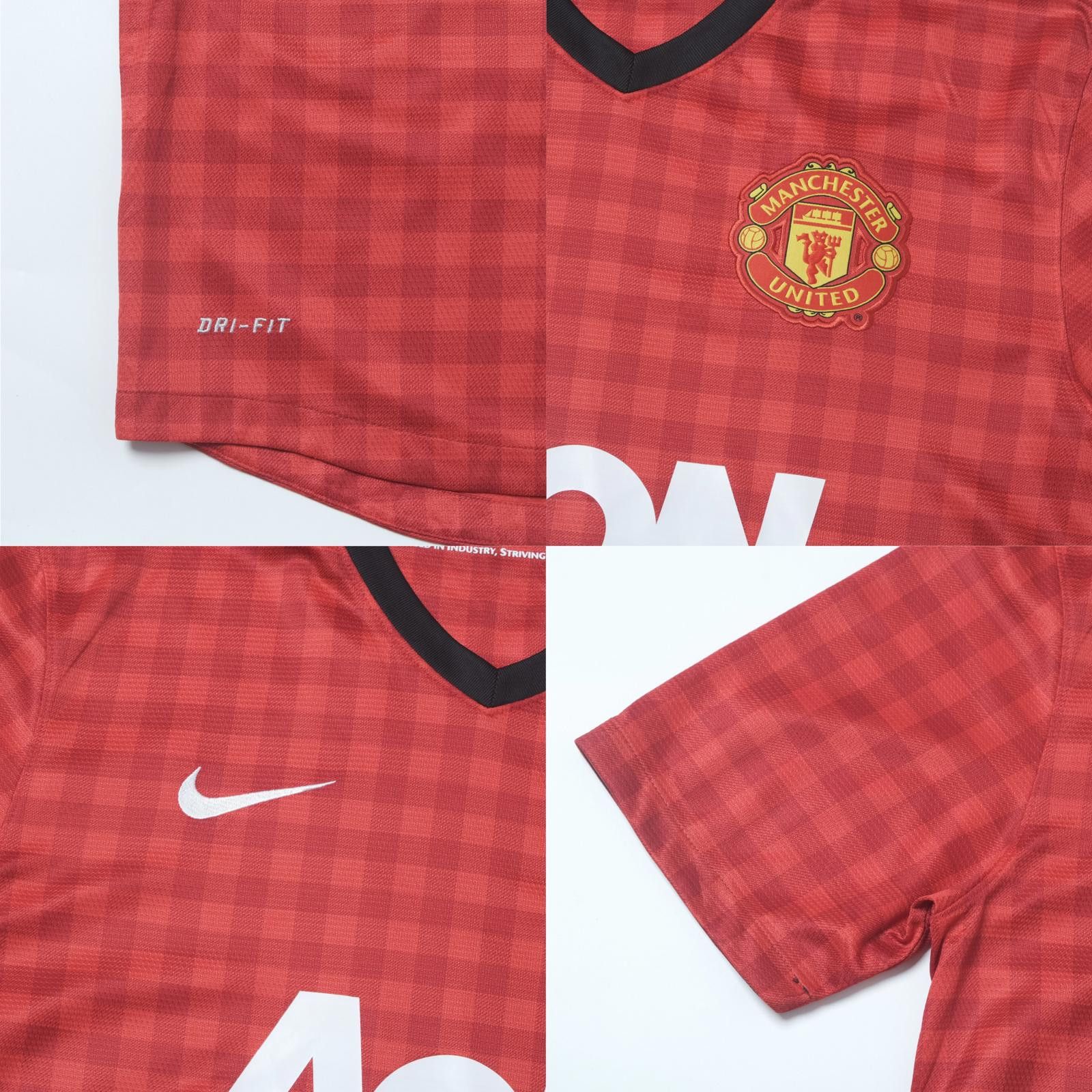 Nike 2012/13 Manchester United Home Shirt Nike Jones (M) Size US M / EU 48-50 / 2 - 6 Thumbnail