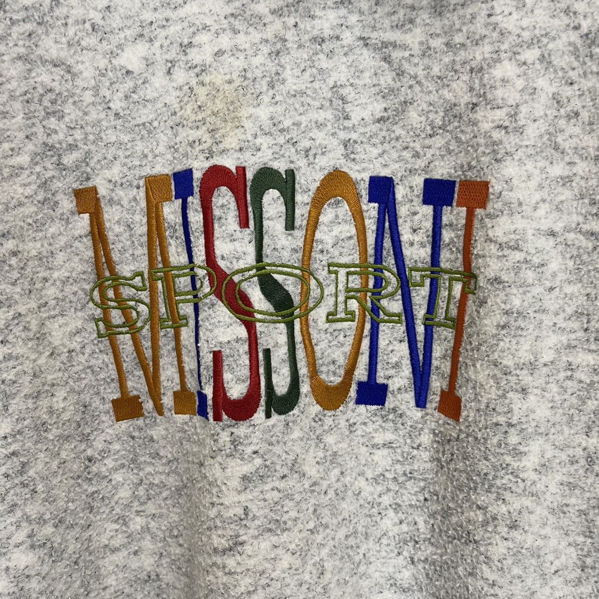 Missoni Vintage Missoni Sports Multicolour Spellout Pullover Hoodie Size US M / EU 48-50 / 2 - 5 Thumbnail