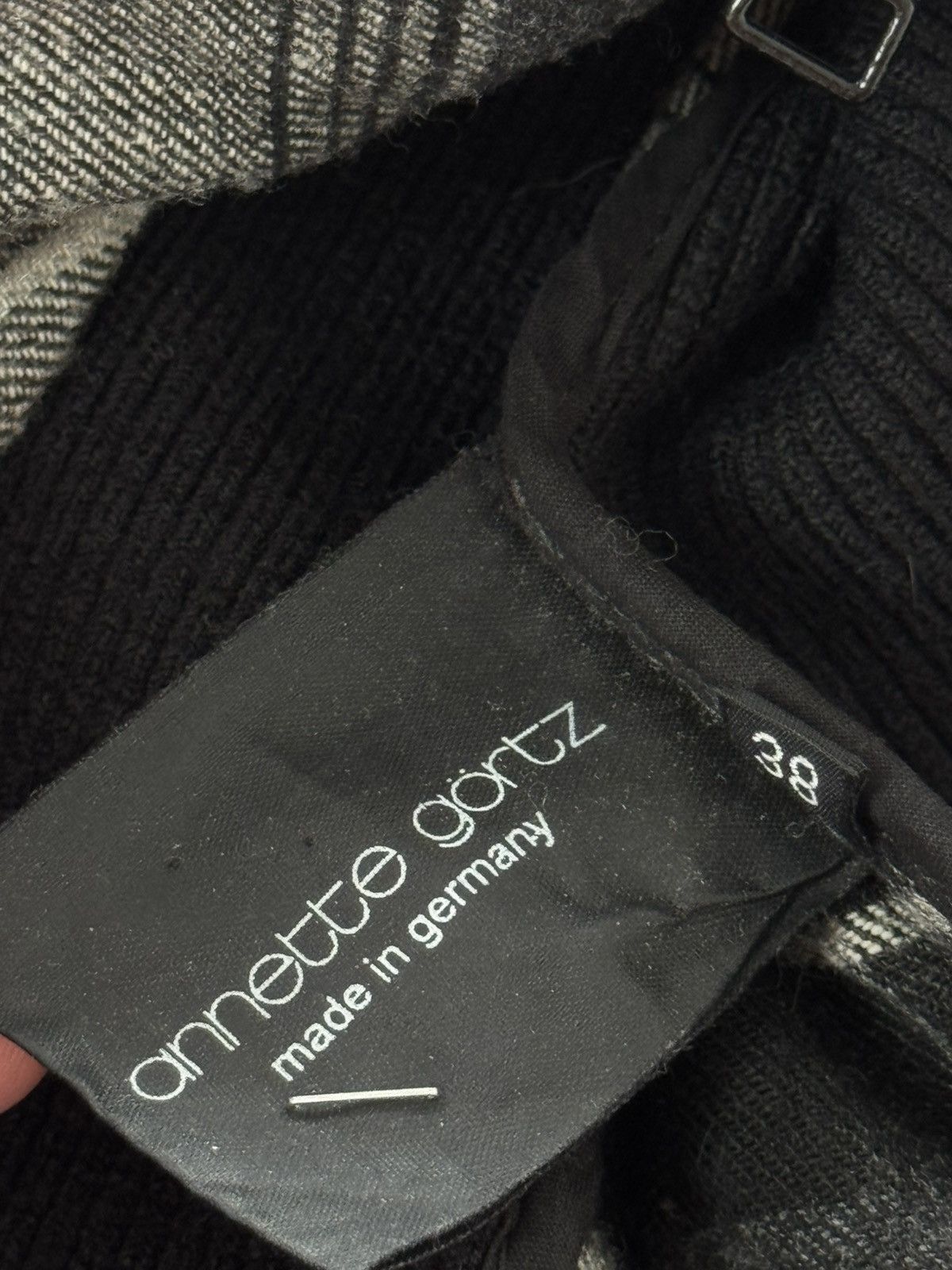 Annette Gortz Annette Gortz Avant Garde Long Zip Up Luxury Jacket Size M / US 6-8 / IT 42-44 - 8 Thumbnail