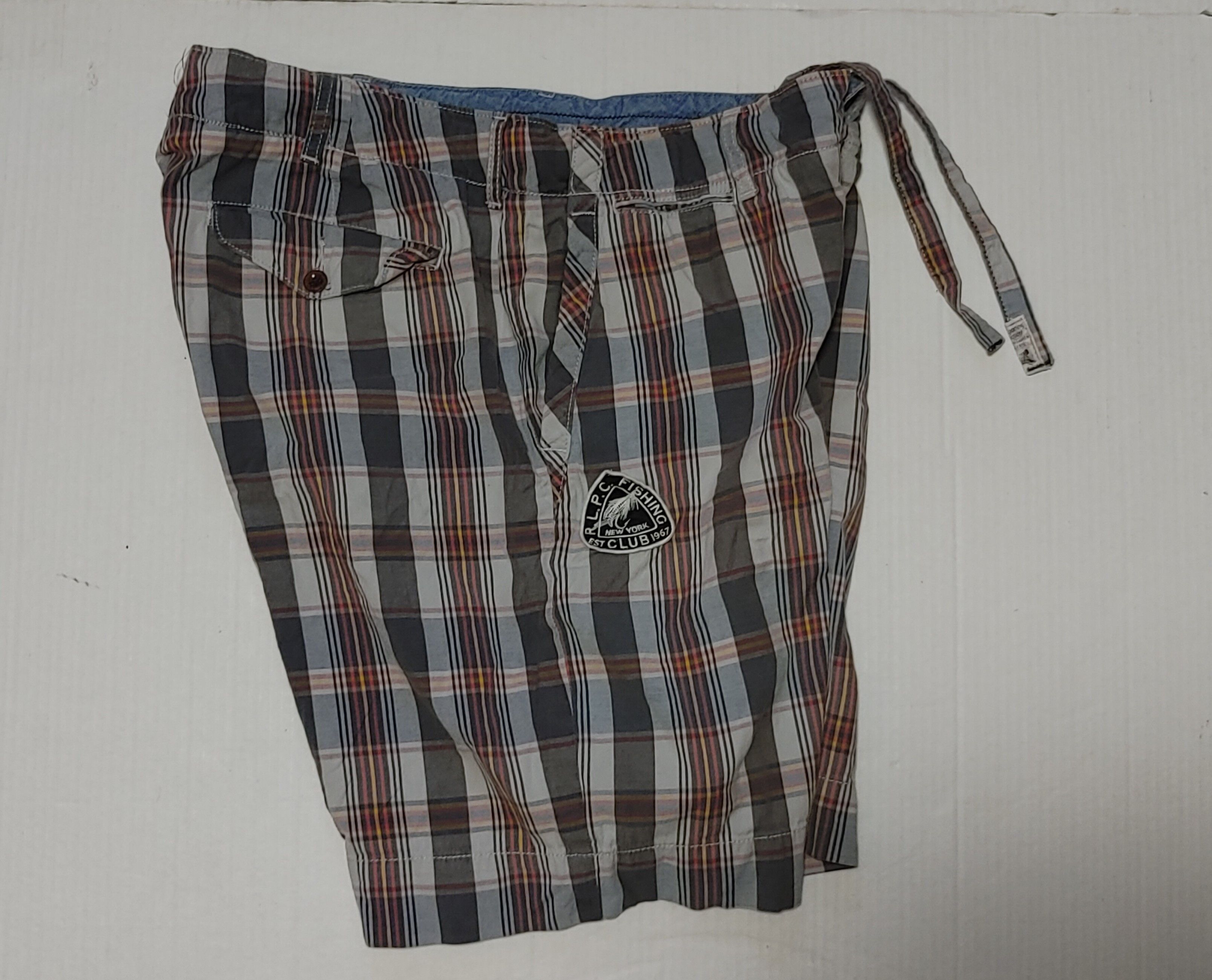 Polo Ralph Lauren × Vintage Polo Ralp Lauren Vintage Madras Patchwork Fishing Shorts Size US 36 / EU 52 - 4 Thumbnail