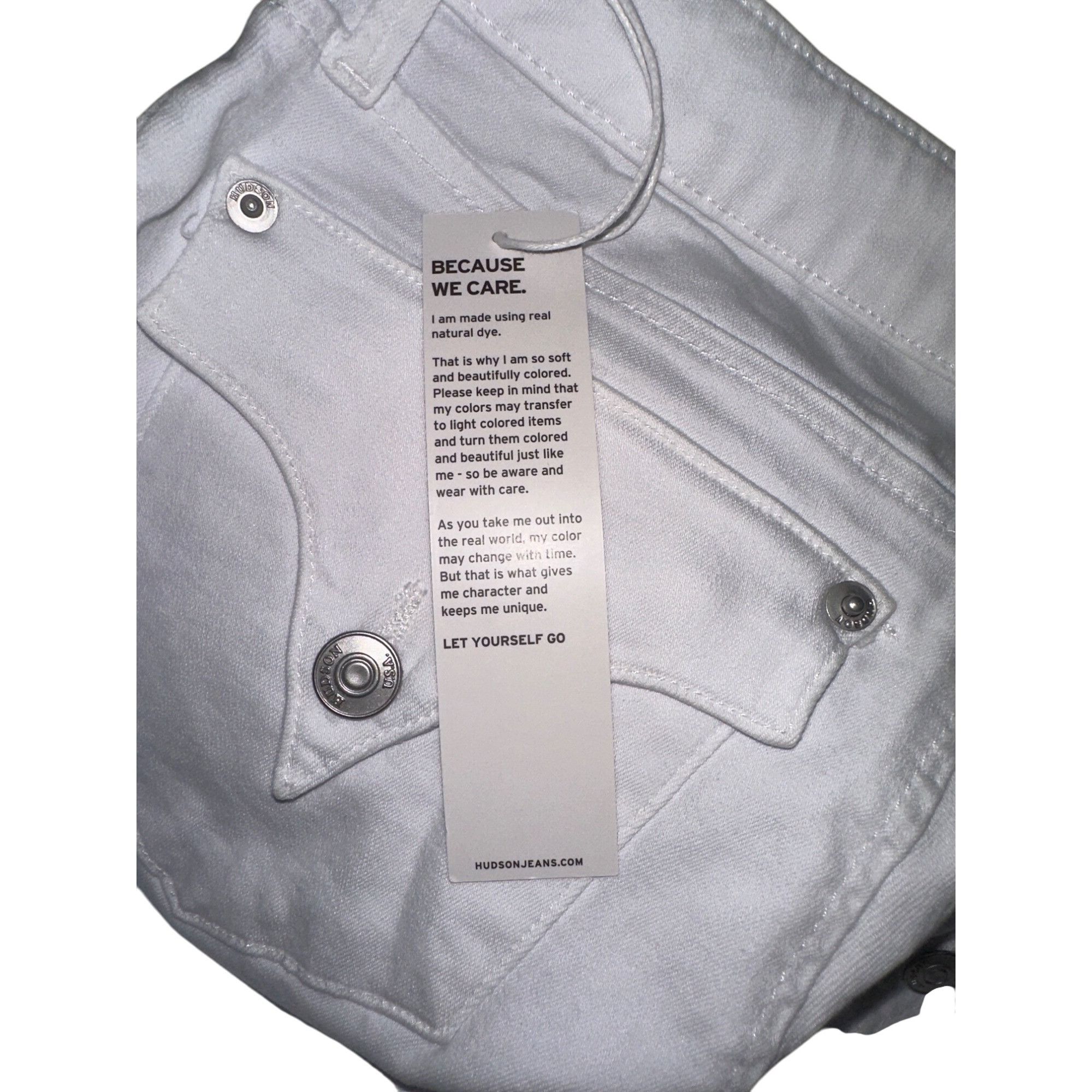 Hudson Hudson Bacara Crop Straight Cuffed Jeans Womens Size 26 Size 26" / US 2 / IT 38 - 7 Thumbnail