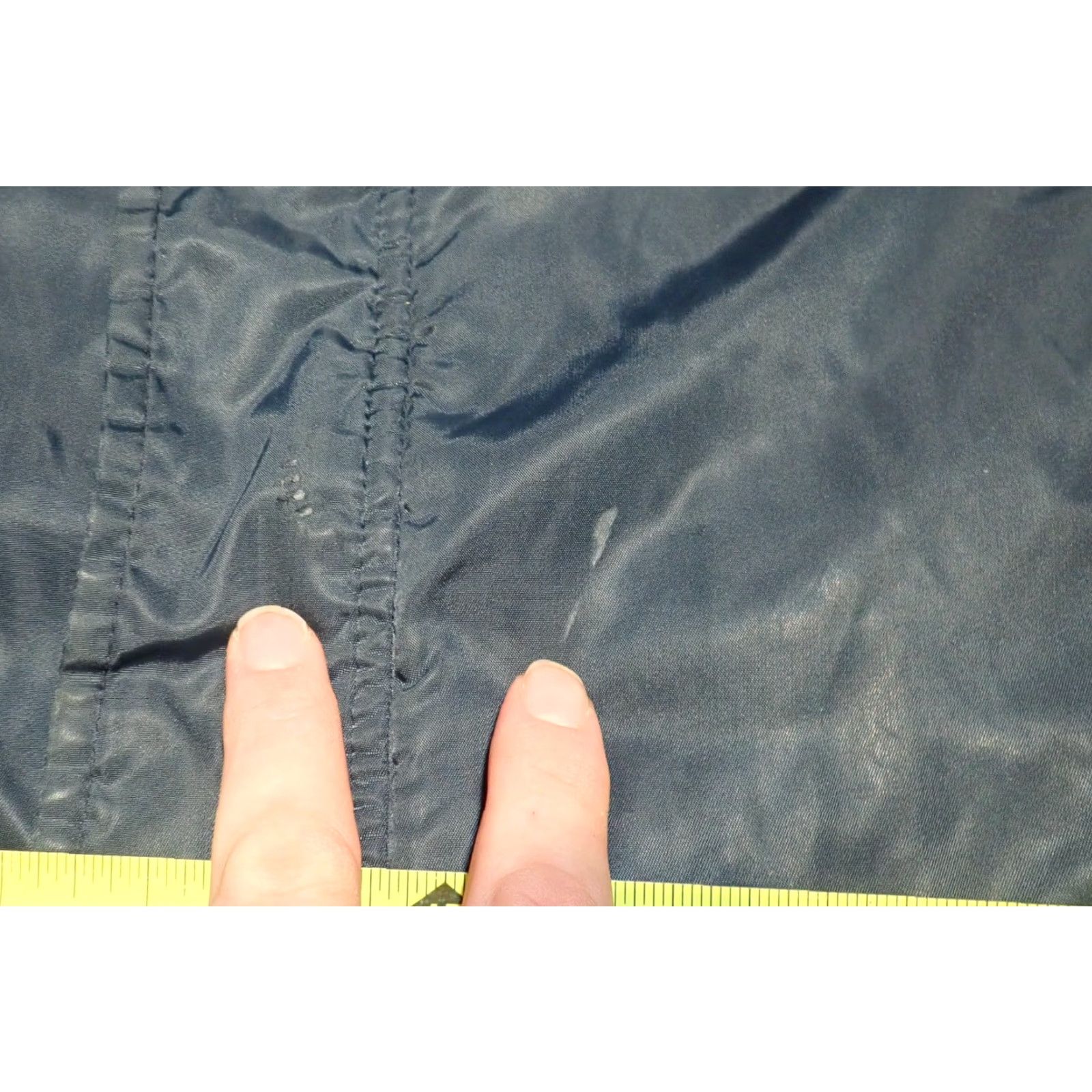 Vintage VINTAGE Kelsey Parka Shirt Mens L Blue Satin Nylon Quilted Lined 46" Chest 32" Length 19" Shoulder 24" Sleeve (90s) Mens Size US L / EU 52-54 / 3 - 7 Thumbnail