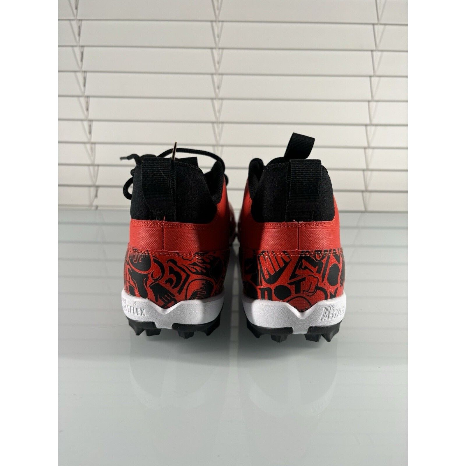 Nike Nike Alpha Menace Cleats 4 Shark Picante Red Black Size 14 Size US 14 / EU 47 - 5 Thumbnail
