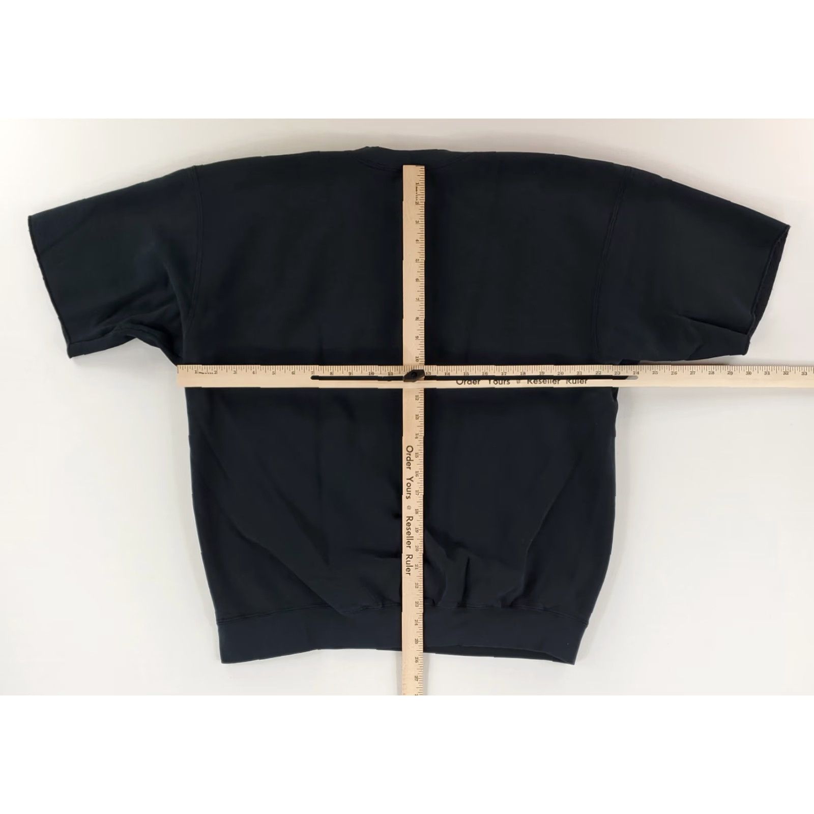 Nike VINTAGE Nike Sweatshirt Black Short Sleeve Made USA Mens L 90s Pullover Shirt Size US L / EU 52-54 / 3 - 8 Thumbnail