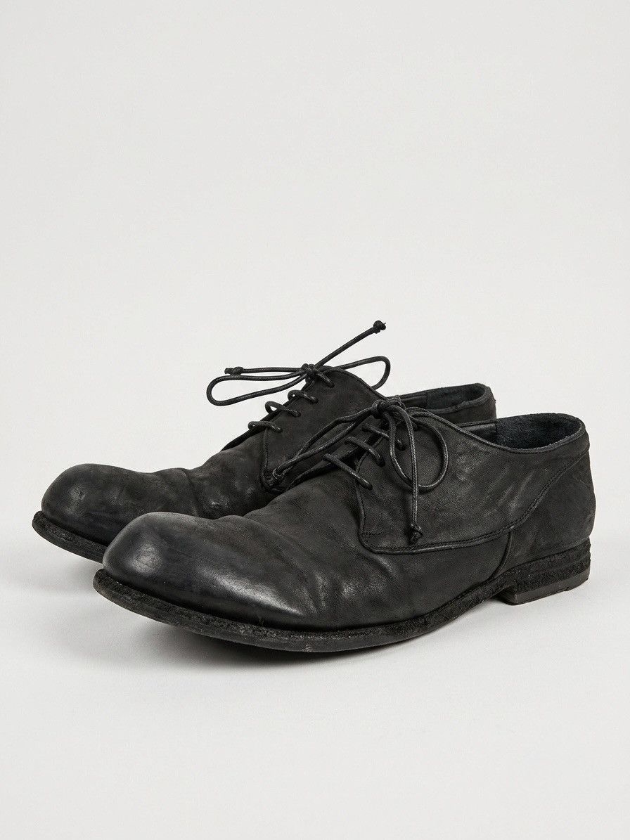 Officine Creative Black suede leather Derby oxford. SIZE 8 USA marked size 40 OFFICINE CREATIVE Hopkins Flexi 208 Deerskin Derby Shoes for  main image 4