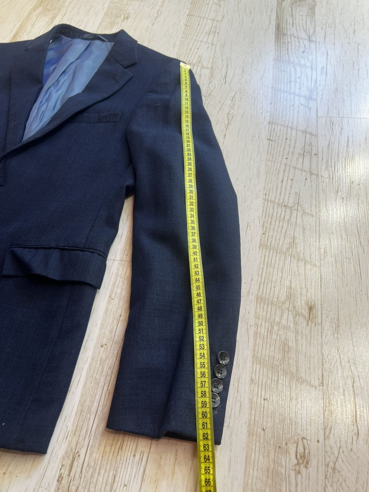 DKNY DKNY Blue Wool Blazer Size 48 Classic Tailored Size 38S - 13 Thumbnail