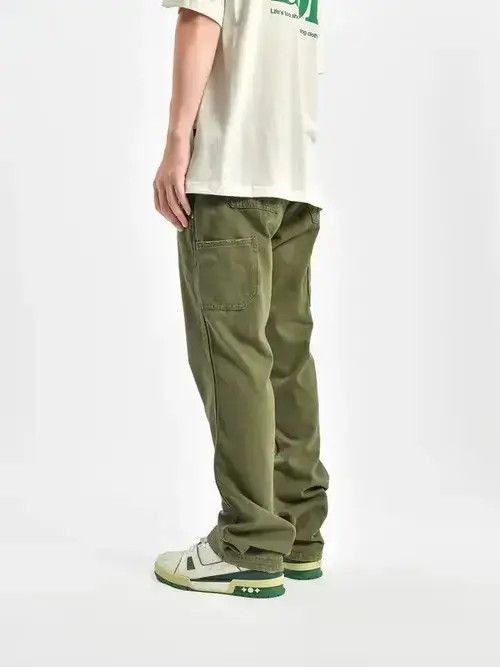 Japanese Brand × Vintage multi function fade work carpenter flared cargo pants Size US 34 / EU 50 - 4 Thumbnail