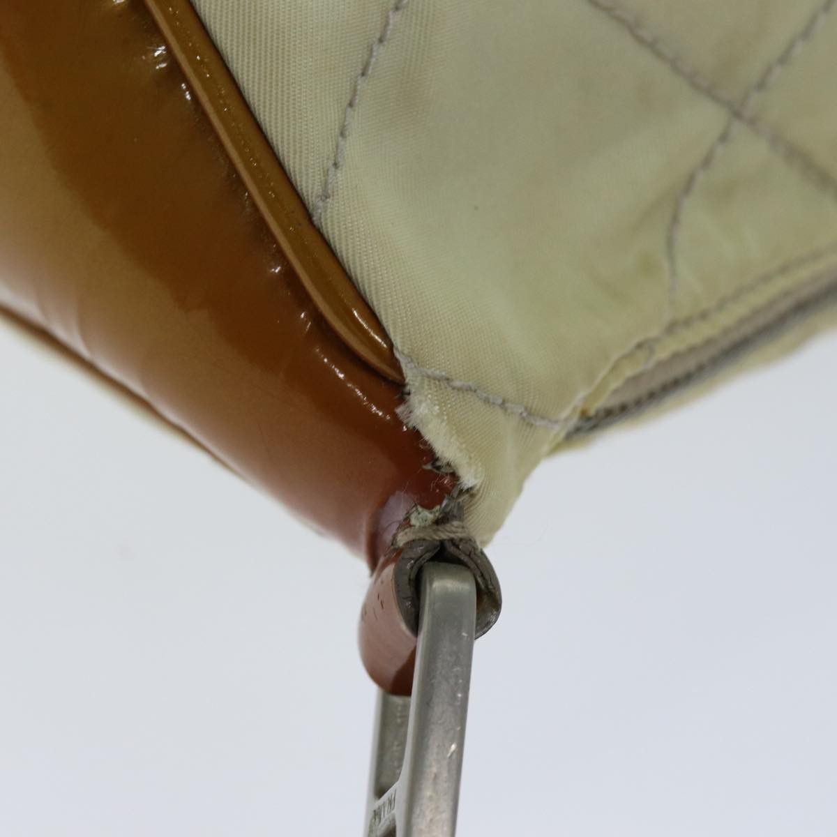 Prada PRADA Shoulder Bag Nylon Enamel Beige Brown Size ONE SIZE - 7 Thumbnail