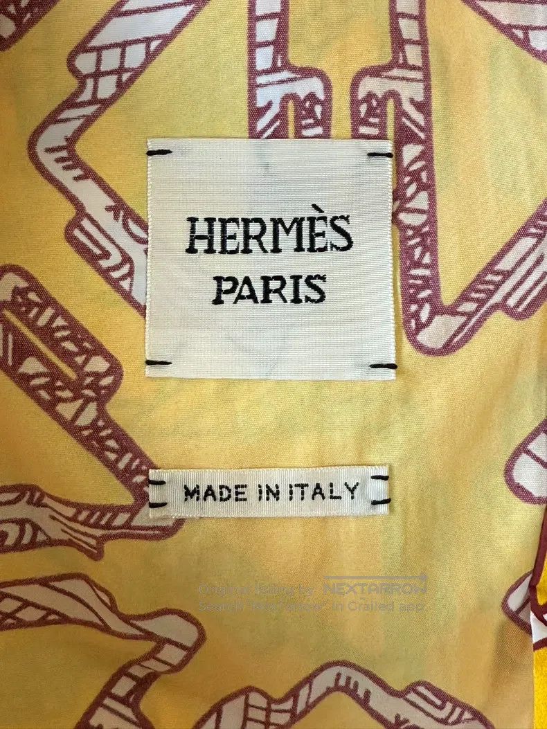 Hermes Hermes Yellow windbreaker Size XXS / US 00 / IT 34 - 8 Thumbnail