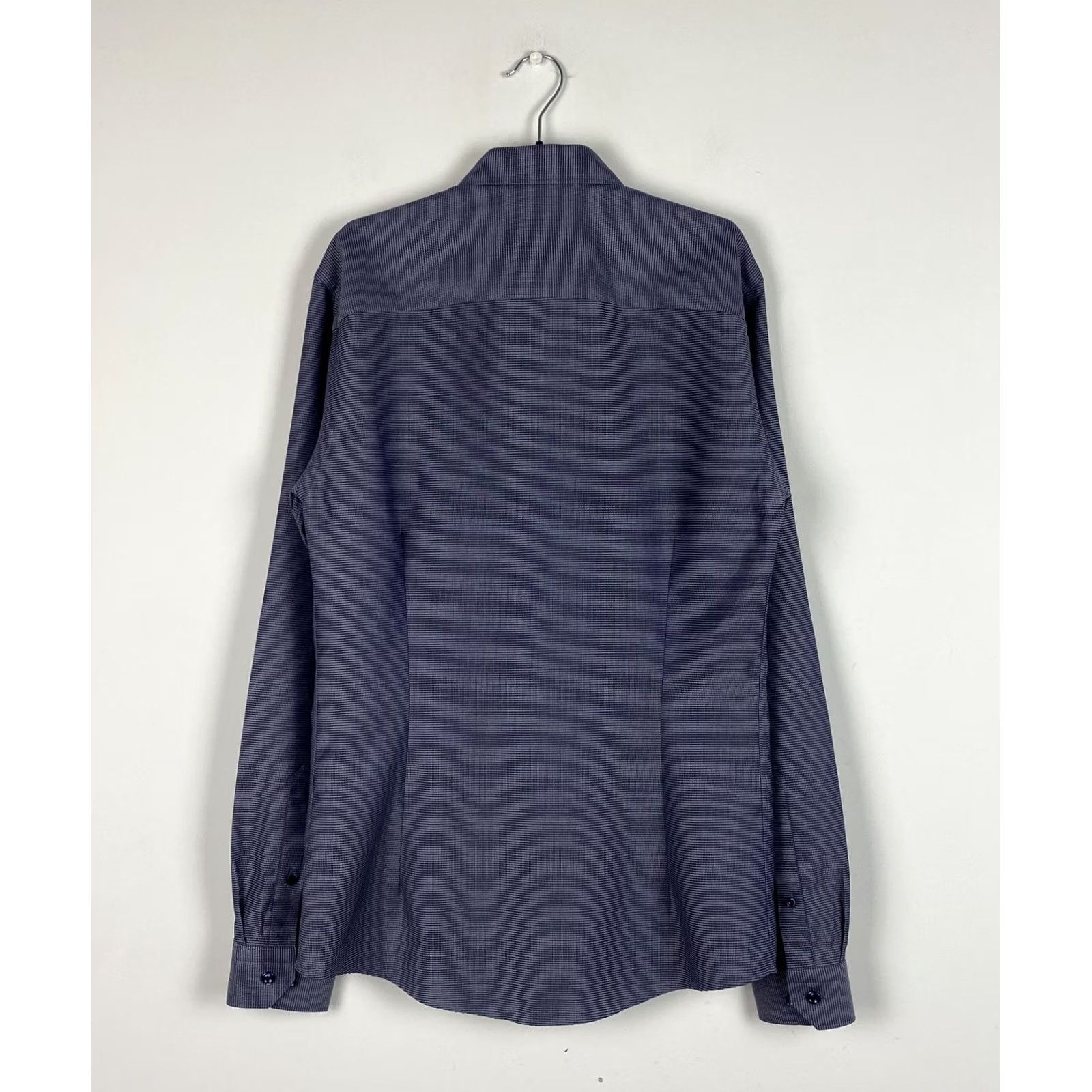 Eton Eton Shirt Slim Mens Blue 38 / 15 / S Size Slimming 100% cotton Vintage? Size US M / EU 48-50 / 2 - 2 Thumbnail