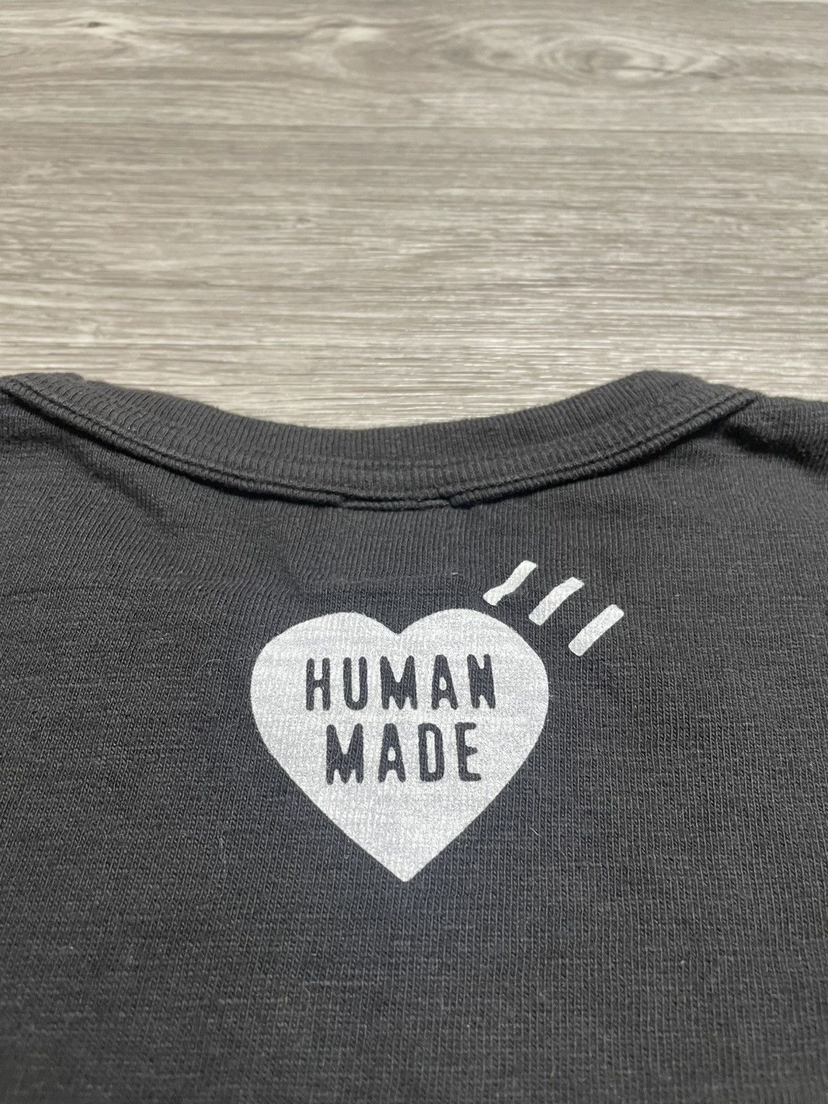 Human Made Human Made Heart Logo T-Shirt Black/Yellow Made In Japan Size US M / EU 48-50 / 2 - 21 Thumbnail