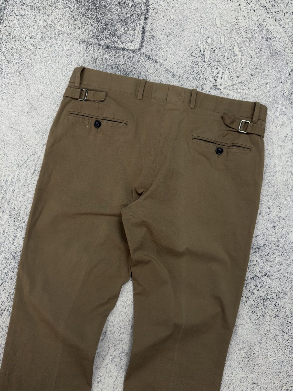Polo Ralph Lauren × Ralph Lauren Black Label Ralph Lauren Black Label Beige Cotton Trousers Pants Size US 36 / EU 52 - 13 Thumbnail