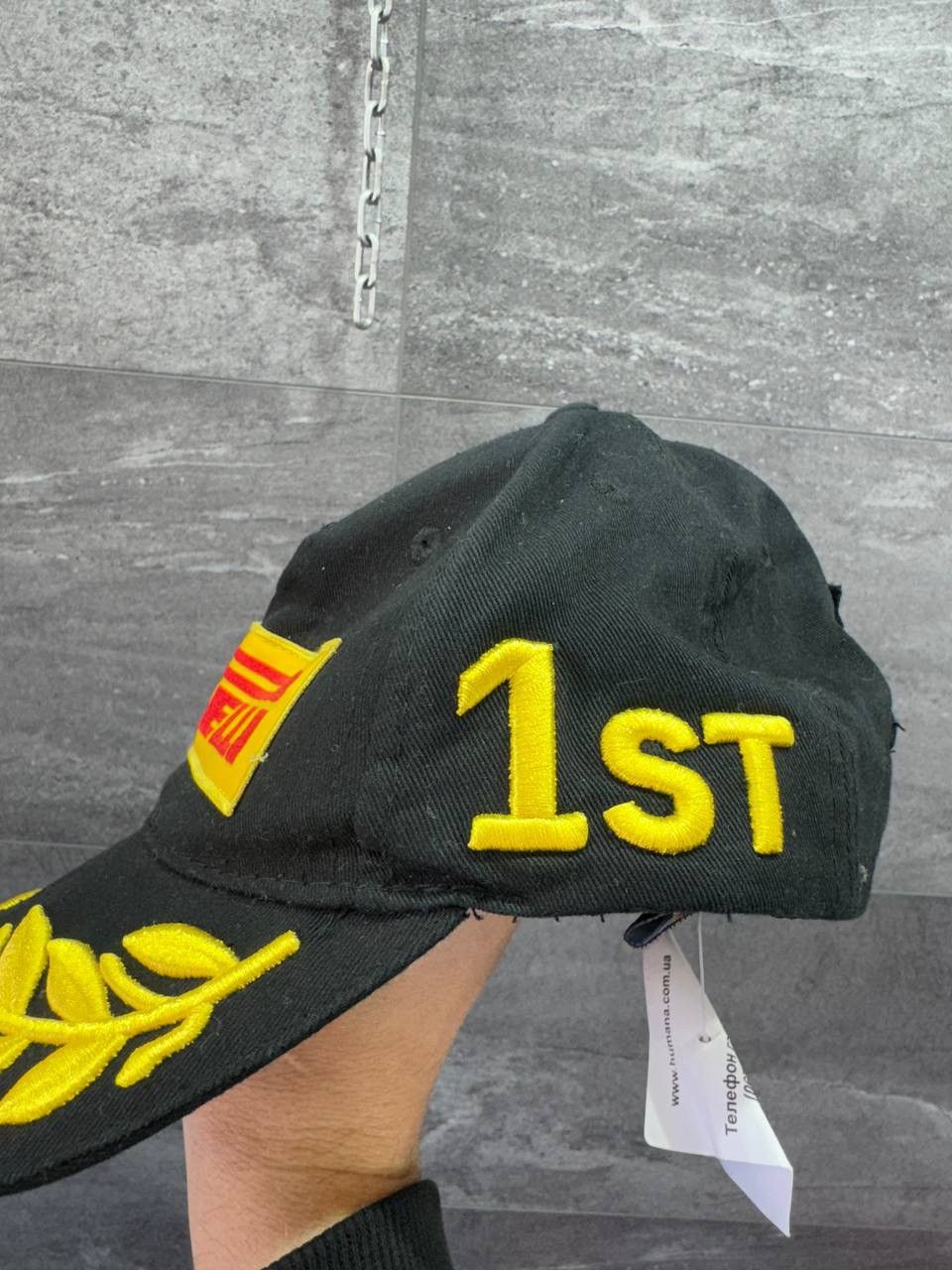 Vintage Vintage Pirelli F1 Champion Cap Hat Size ONE SIZE - 4 Thumbnail