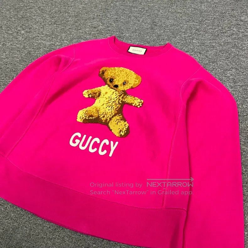 Gucci Gucci Teddy Bear Pullover Sweatshirt Size M / US 6-8 / IT 42-44 - 4 Thumbnail