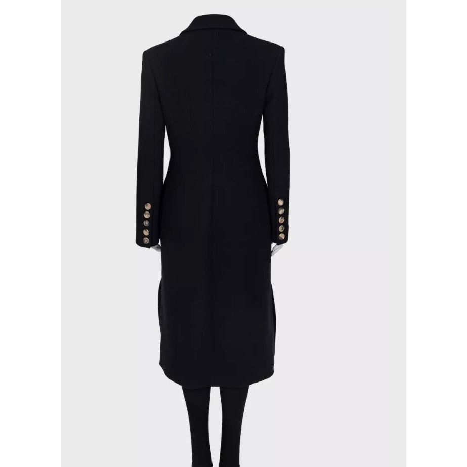 KHAITE Khaite Black Wool Coat - US 4 / S Size S / US 4 / IT 40 - 3 Thumbnail