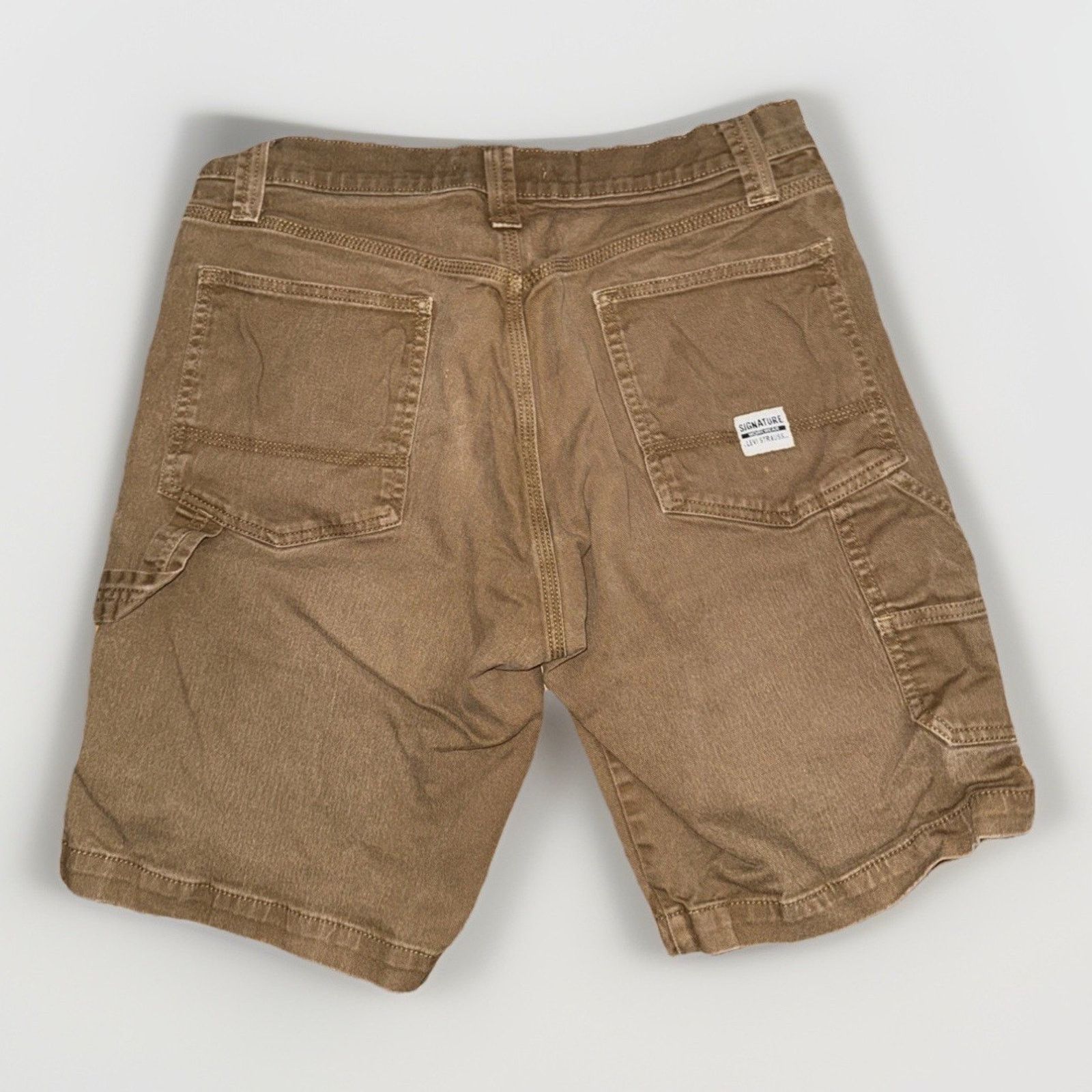 Levi's × Vintage Levi’s Signature Carpenter Jean Shorts Brown Men’s Size 32 Size US 32 / EU 48 - 4 Thumbnail