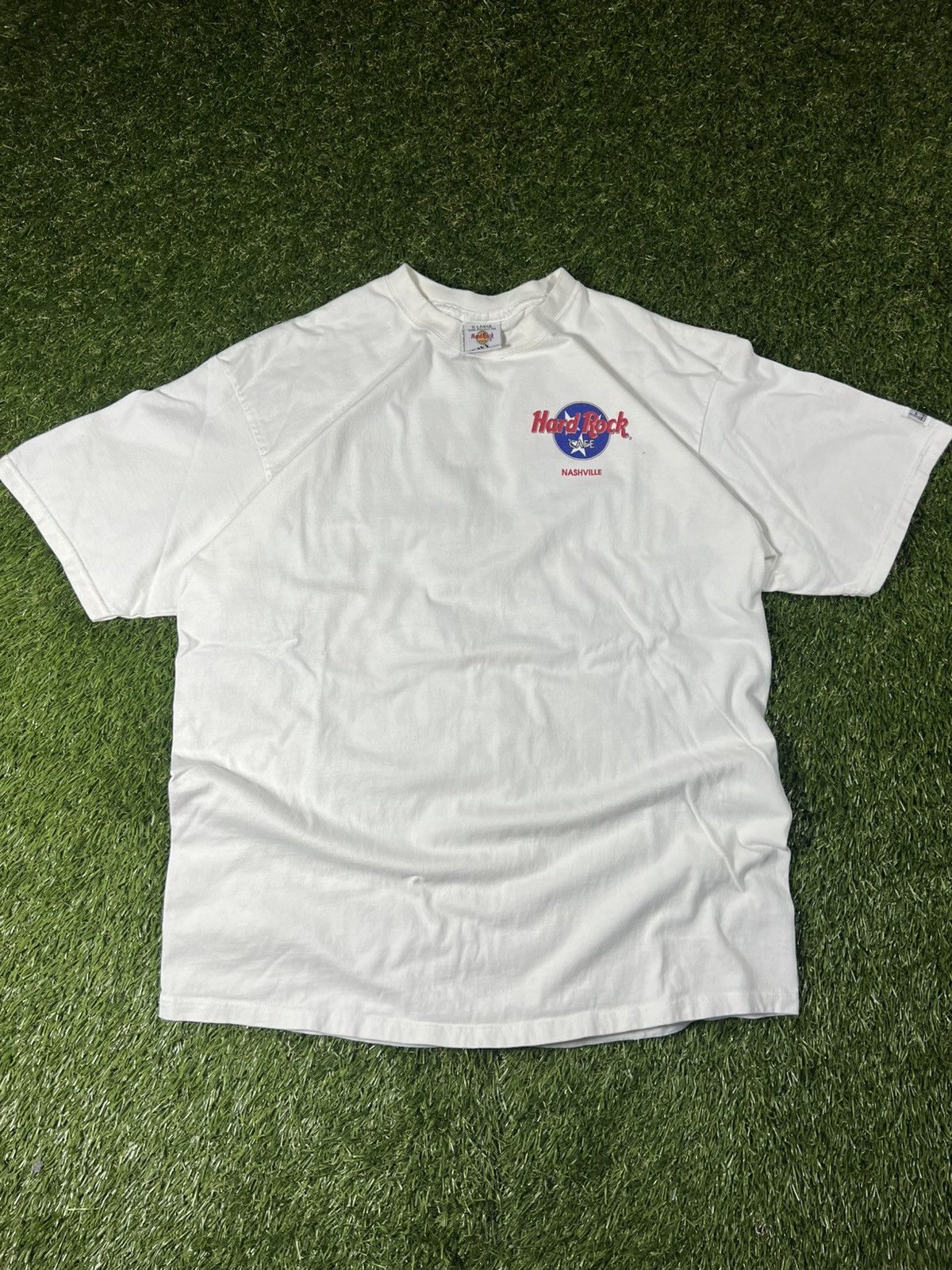 Hard Rock Cafe Vintage Hard Rock Cafe Nashville Country Music Guitar Tee Size US XL / EU 56 / 4 - 2 Thumbnail