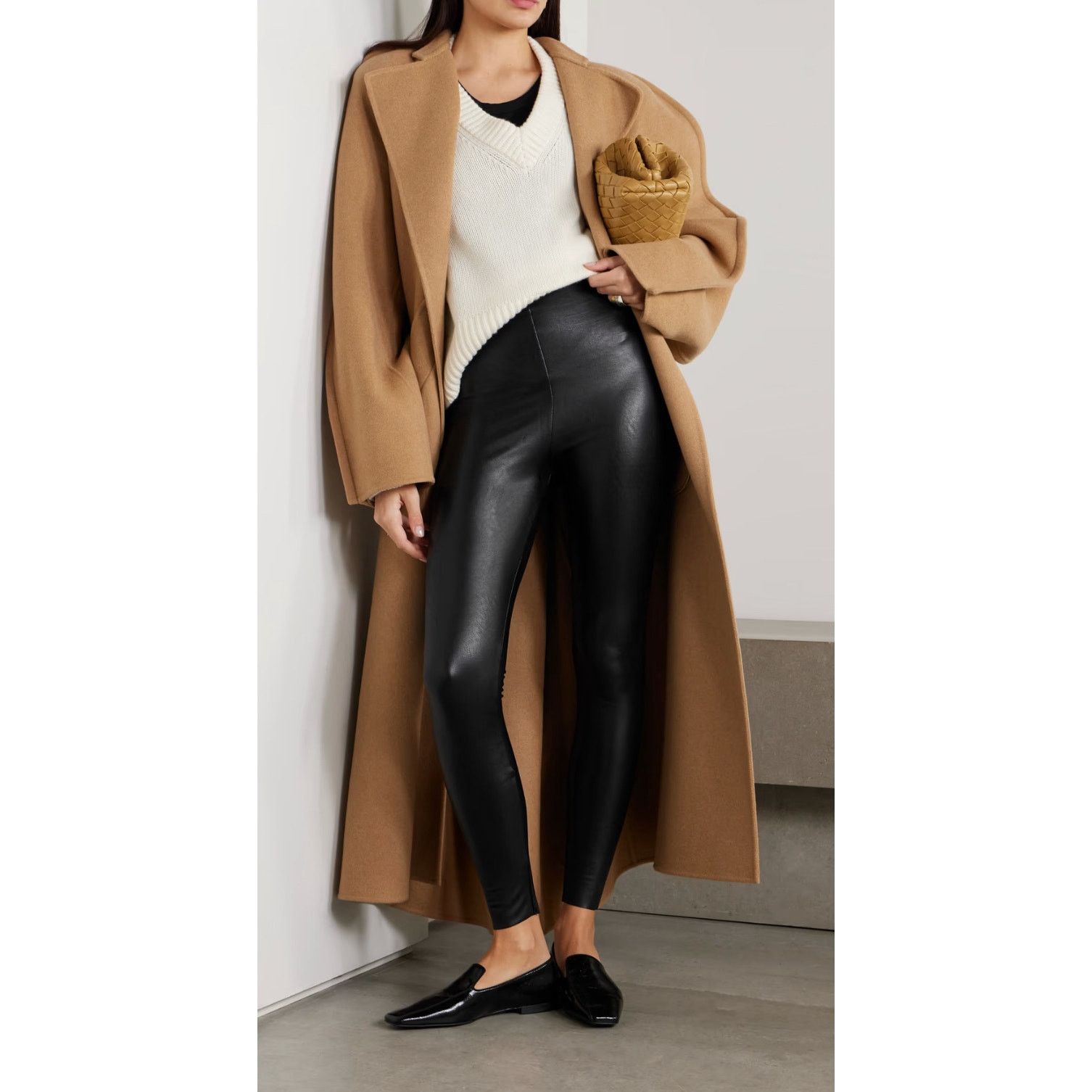 Commando COMMANDO - Faux stretch-leather leggings/ S / Black / NWT Size 28" / US 6 / IT 42 - 3 Thumbnail