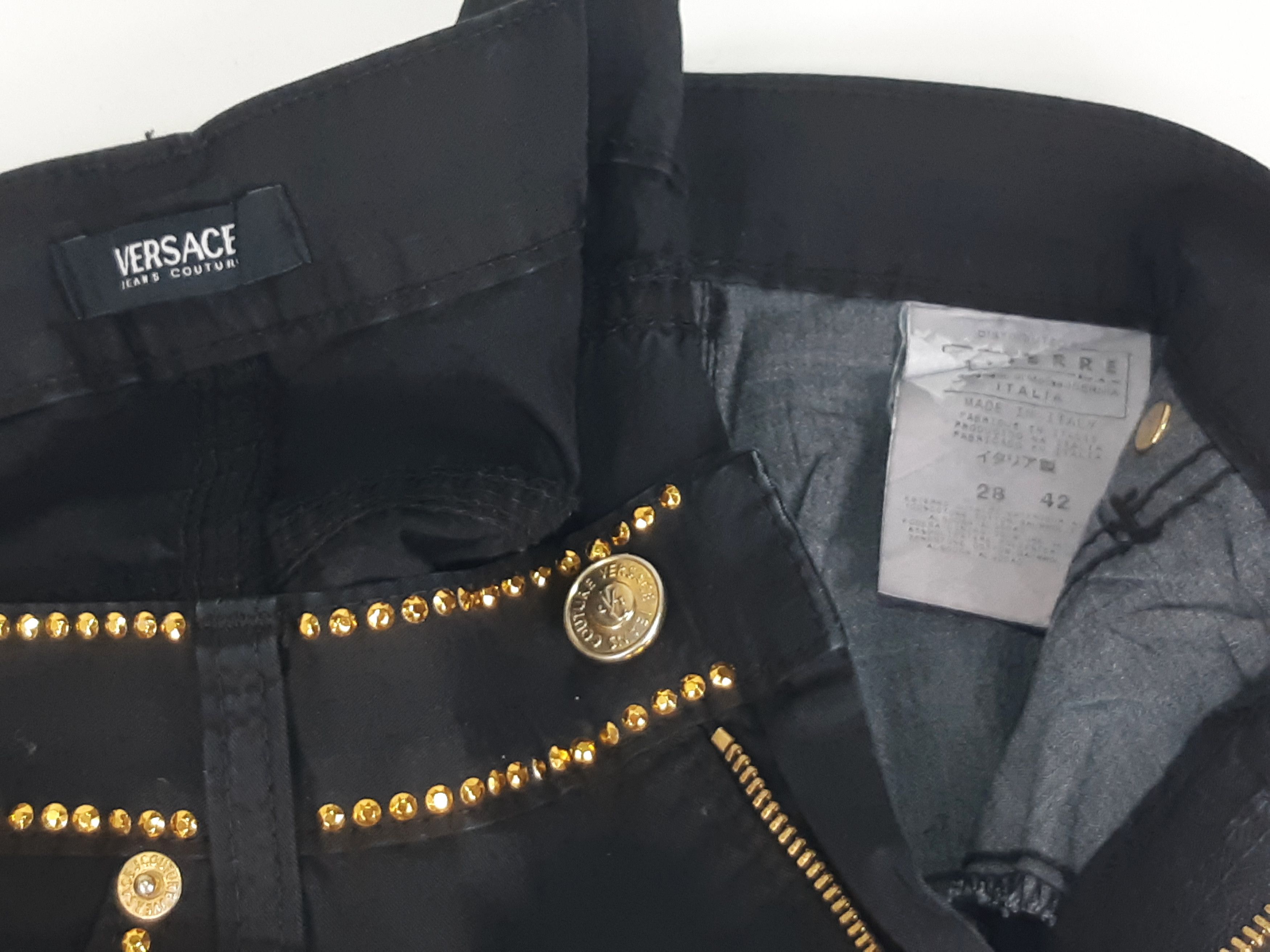 Versace Jeans Couture Vintage VERSACE Jeans Couture Italy Jeans NWT Size 28" / US 6 / IT 42 - 6 Thumbnail