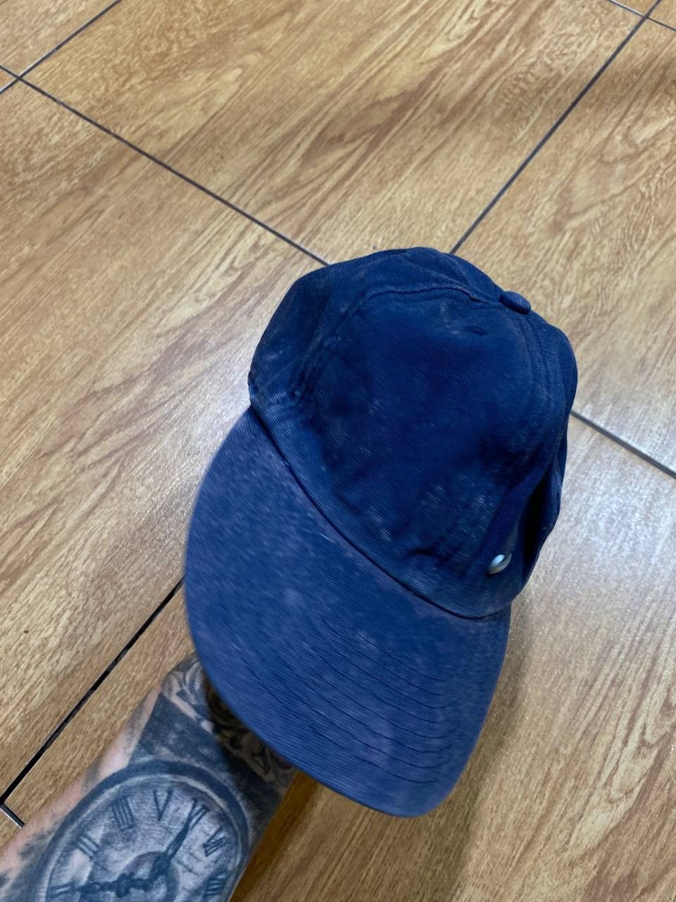 Nike Hats blue Vintage Nike Cap metal logo Y2K streetwear Size ONE SIZE - 7 Thumbnail