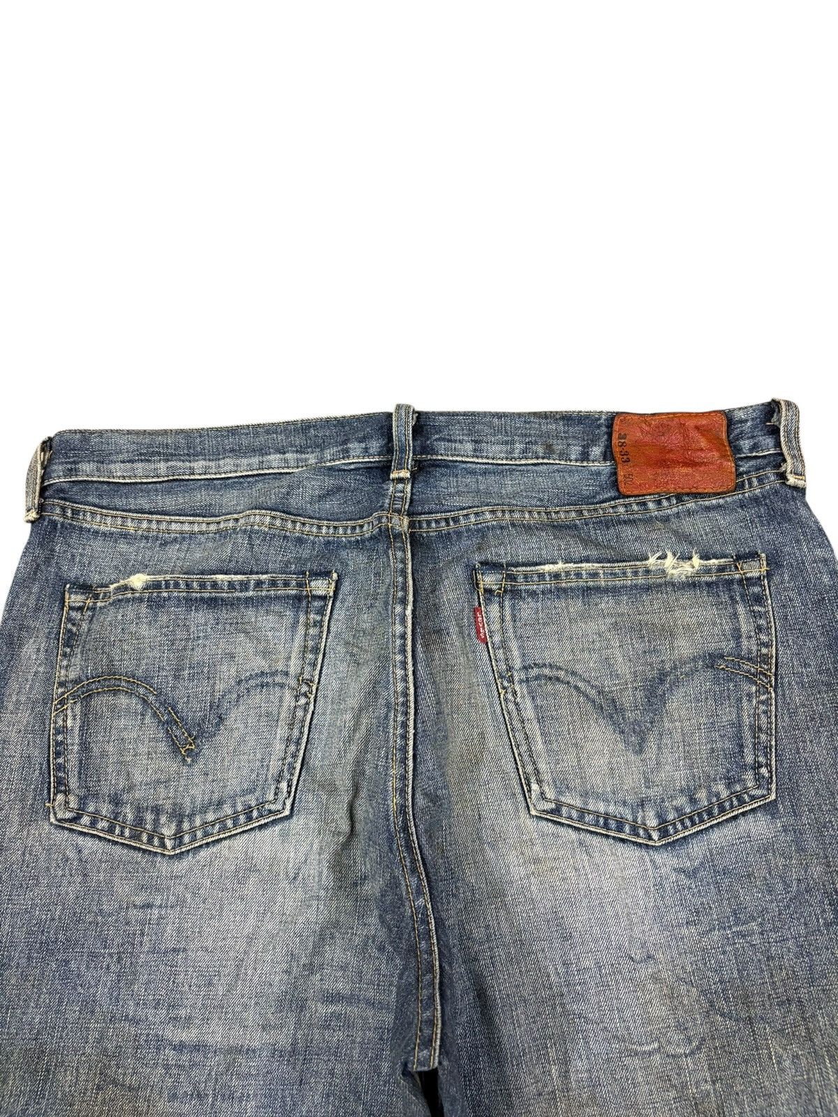 Levi's Vintage 90s Levis 502 Mud Wash Distressed Baggy Jeans Size US 38 / EU 54 - 8 Thumbnail