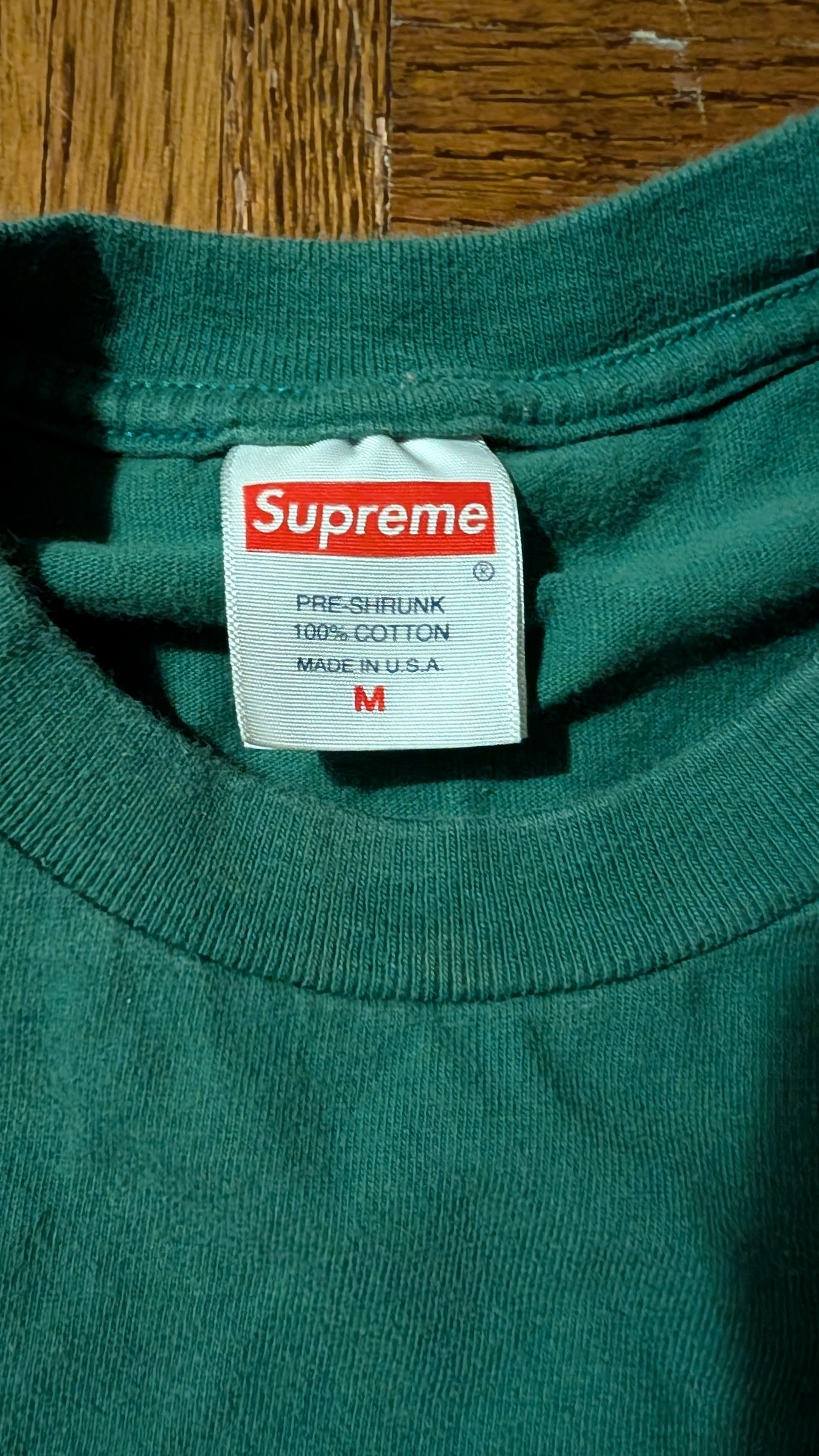 MF Doom × Supreme Supreme x MF Doom T-Shirt in 'Light Pine' 🌲🌲 Size US M / EU 48-50 / 2 - 3 Thumbnail