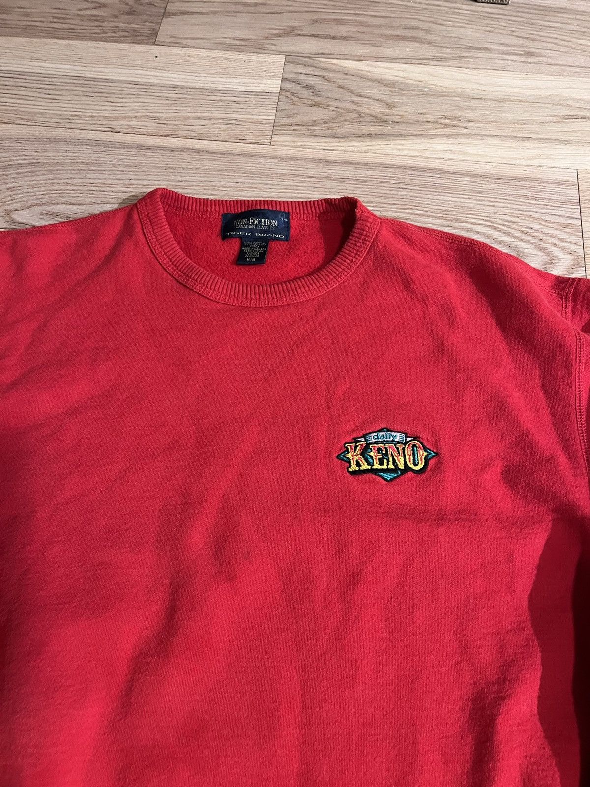 Japanese Brand × Vintage Vintage 90s Kemo gambling crew Sweatshirt Non Fiction Size US M / EU 48-50 / 2 - 4 Thumbnail