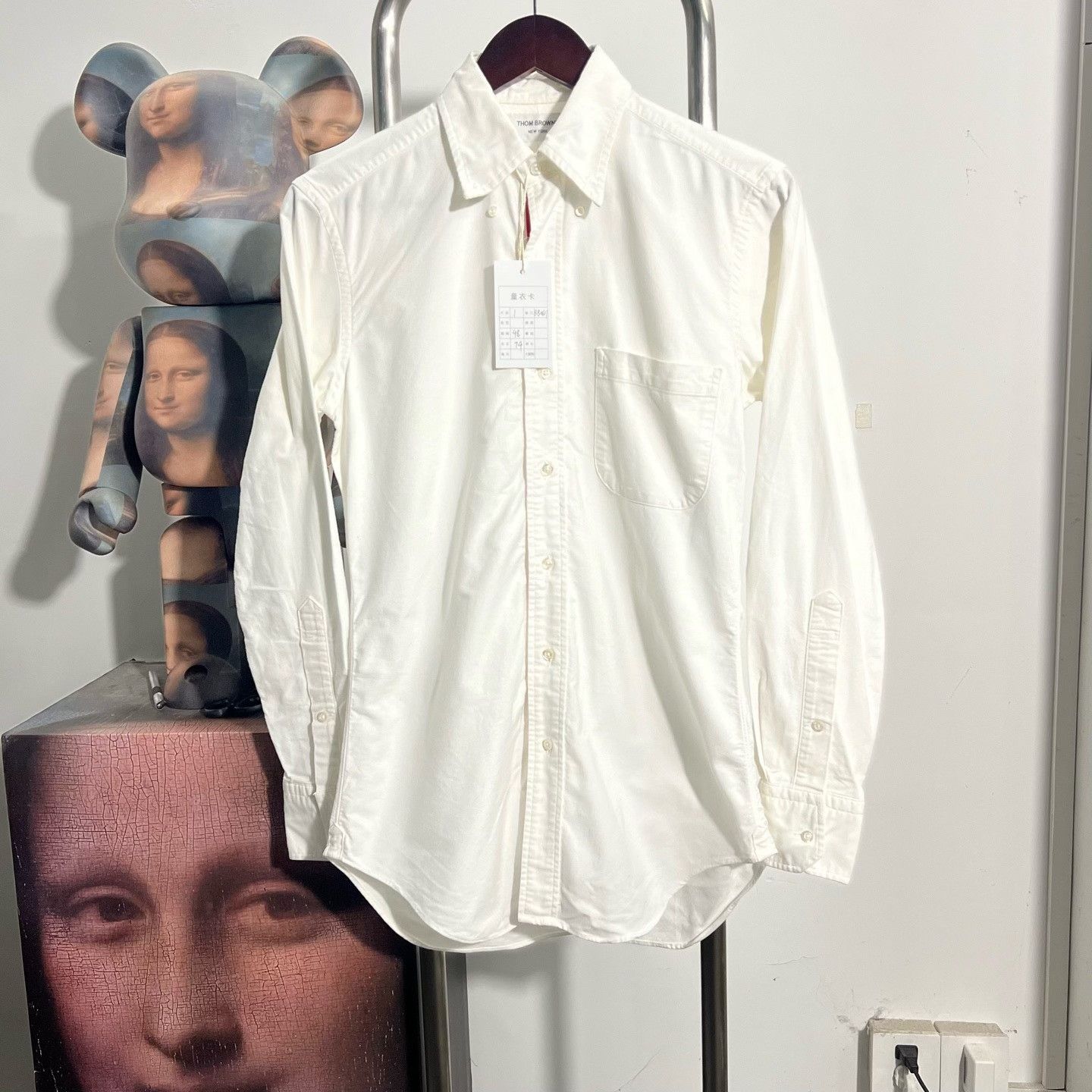 Thom Browne Thom Browne Striped Brown Shirt l Men Size US L / EU 52-54 / 3 - 1 Thumbnail