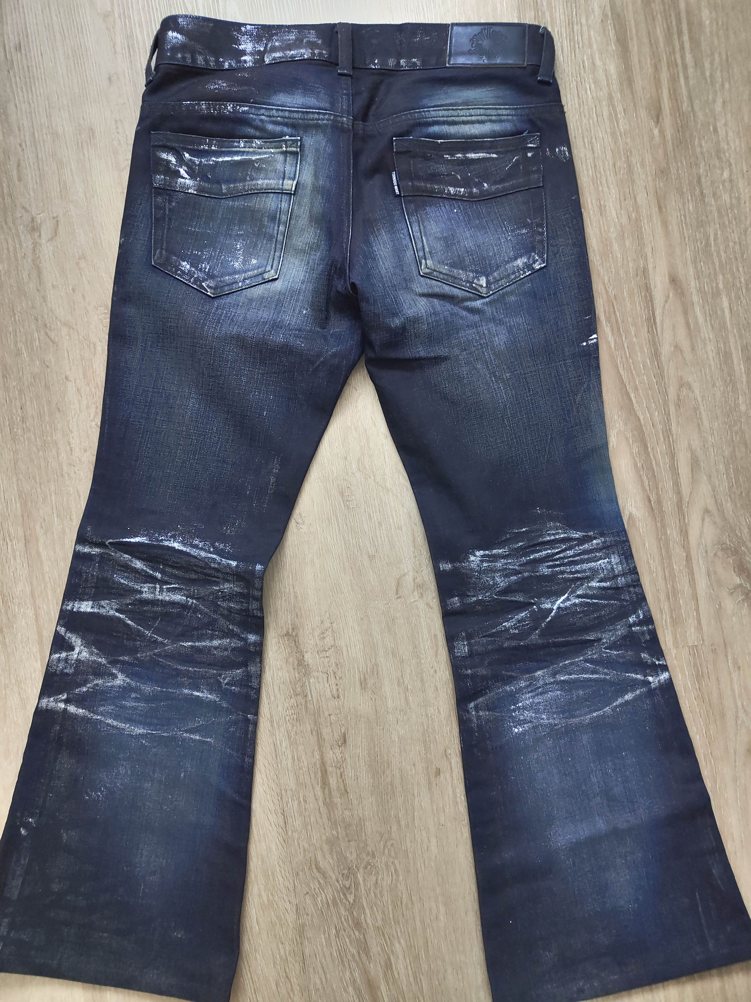 Tornado Mart Tornado Mart Shiny Foil Wash Jeans Size US 31 - 3 Thumbnail