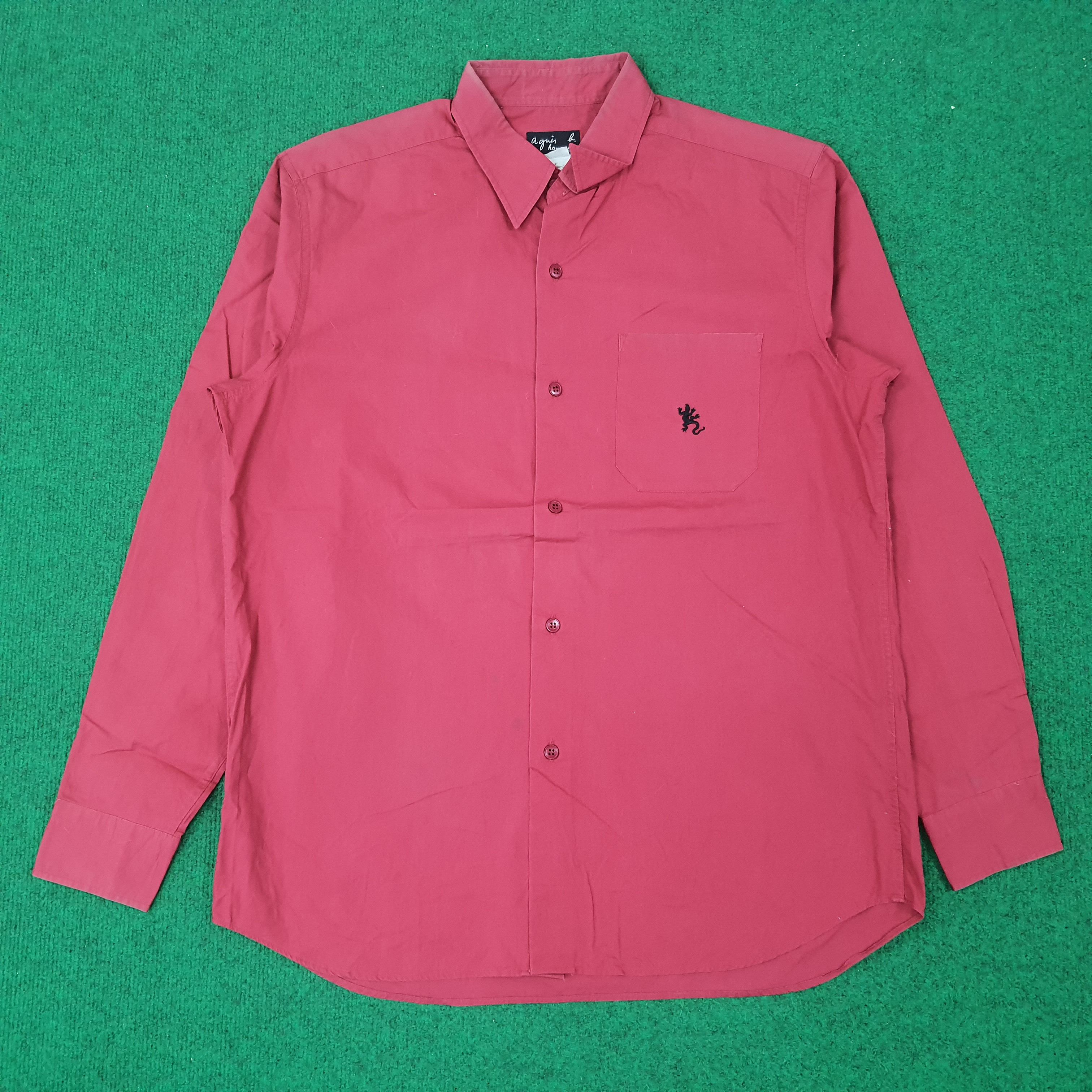 Designer × Vintage × agnes b. Vintage Agnes b. Designer Button Up Shirt C219N57 Size US M / EU 48-50 / 2 - 1 Thumbnail