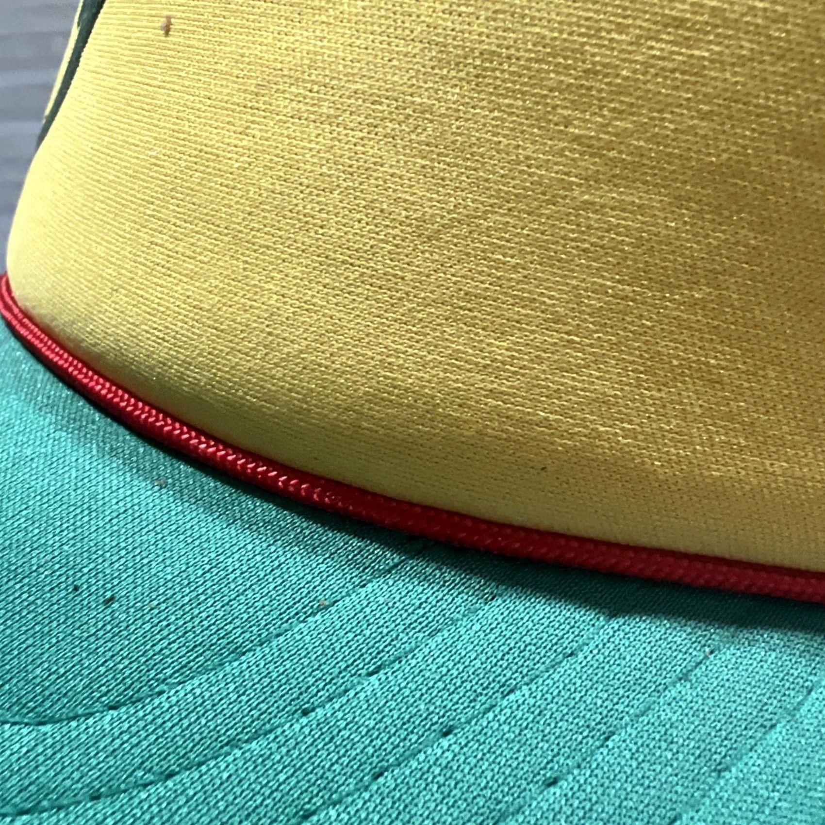 Vintage VINTAGE Australia Kangaroo Souvenir Snapback Trucker Hat Green Yellow Rope Size ONE SIZE - 7 Thumbnail