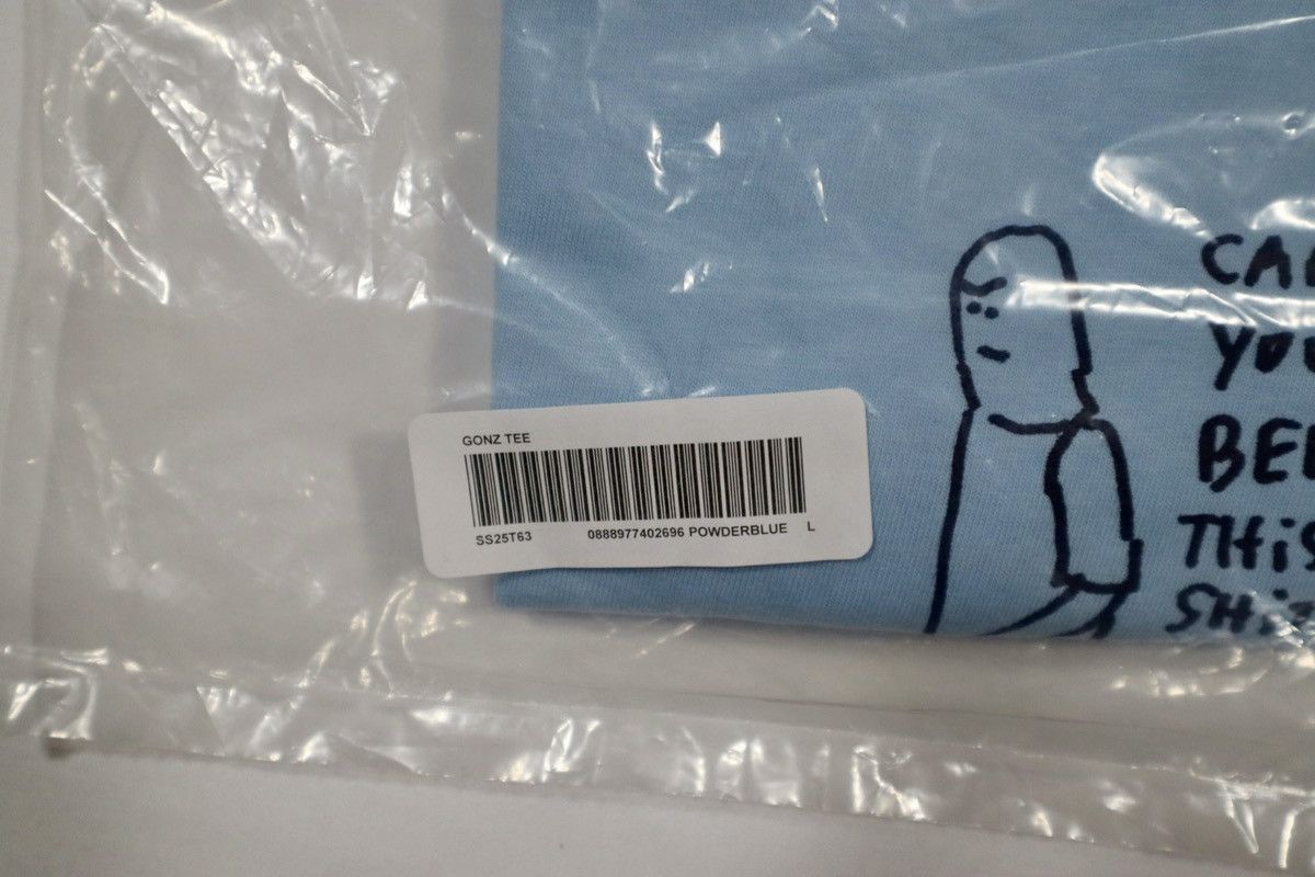 Supreme Supreme Gonz Tee – SS25 – Powder Blue L Size US L / EU 52-54 / 3 - 4 Thumbnail