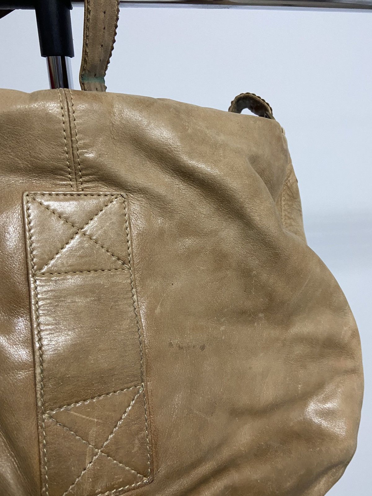 Belstaff × Vintage Belstaff Small Logo Vintage Leather Bag Luxury brown Size ONE SIZE - 8 Thumbnail