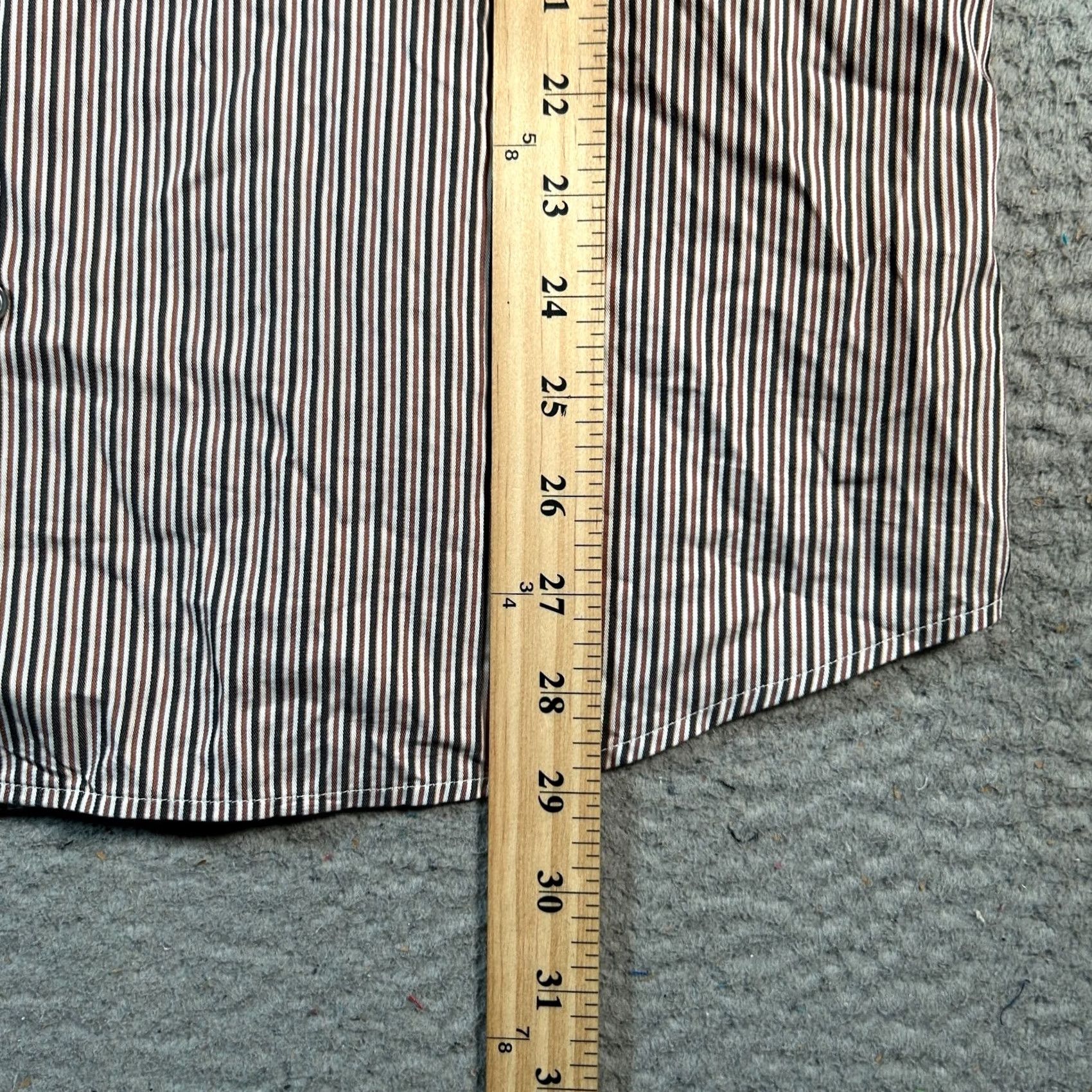 Ermenegildo Zegna Ermenegildo Zegna Shirt Men M Multicolor Striped Long Sleeve Button-Up Casual Italian Designer Modern Hardwood? Size US M / EU 48-50 / 2 - 7 Thumbnail