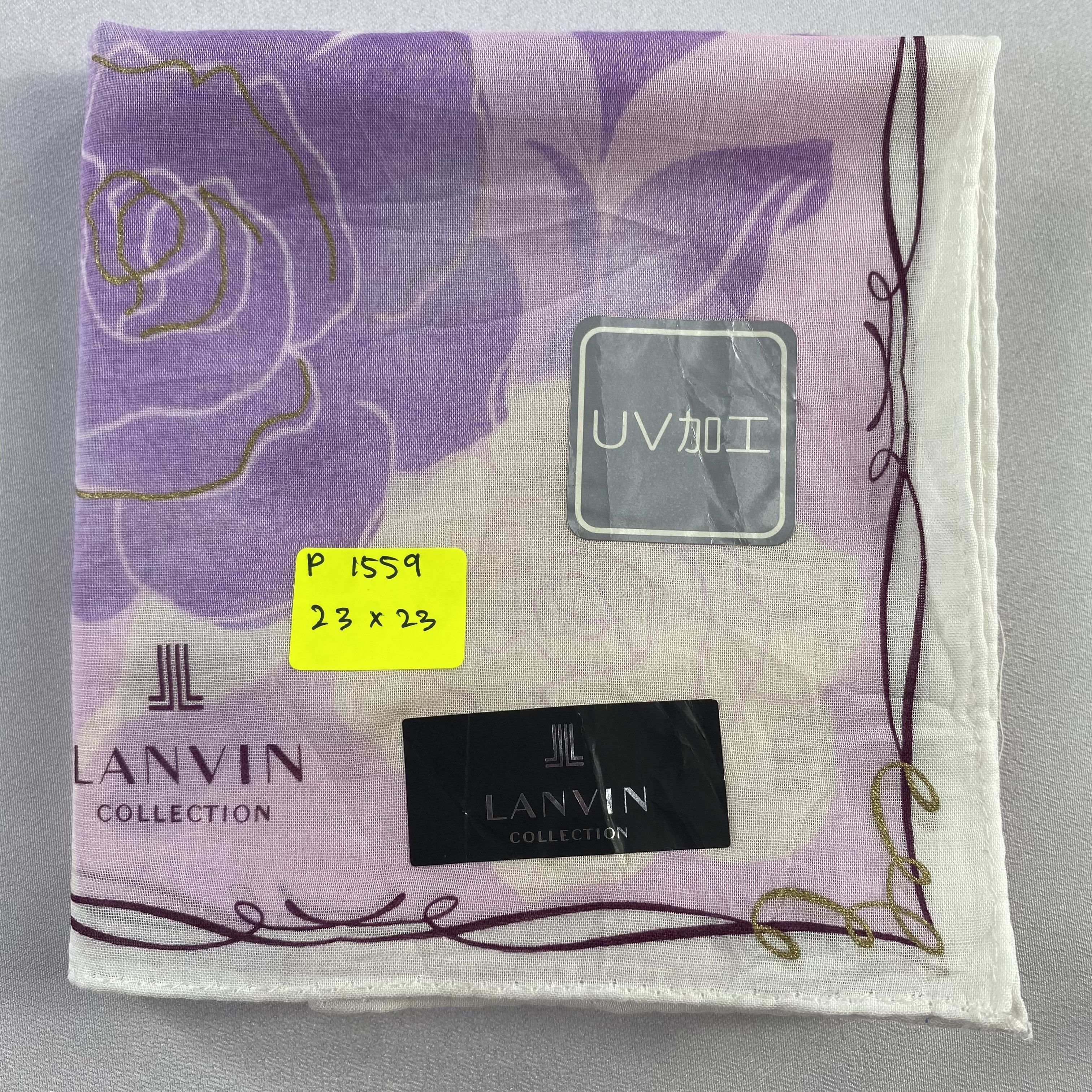 Lanvin × Vintage Lanvin Handkerchief / Neckerchief / Bandana-P1559 Size ONE SIZE - 6 Thumbnail
