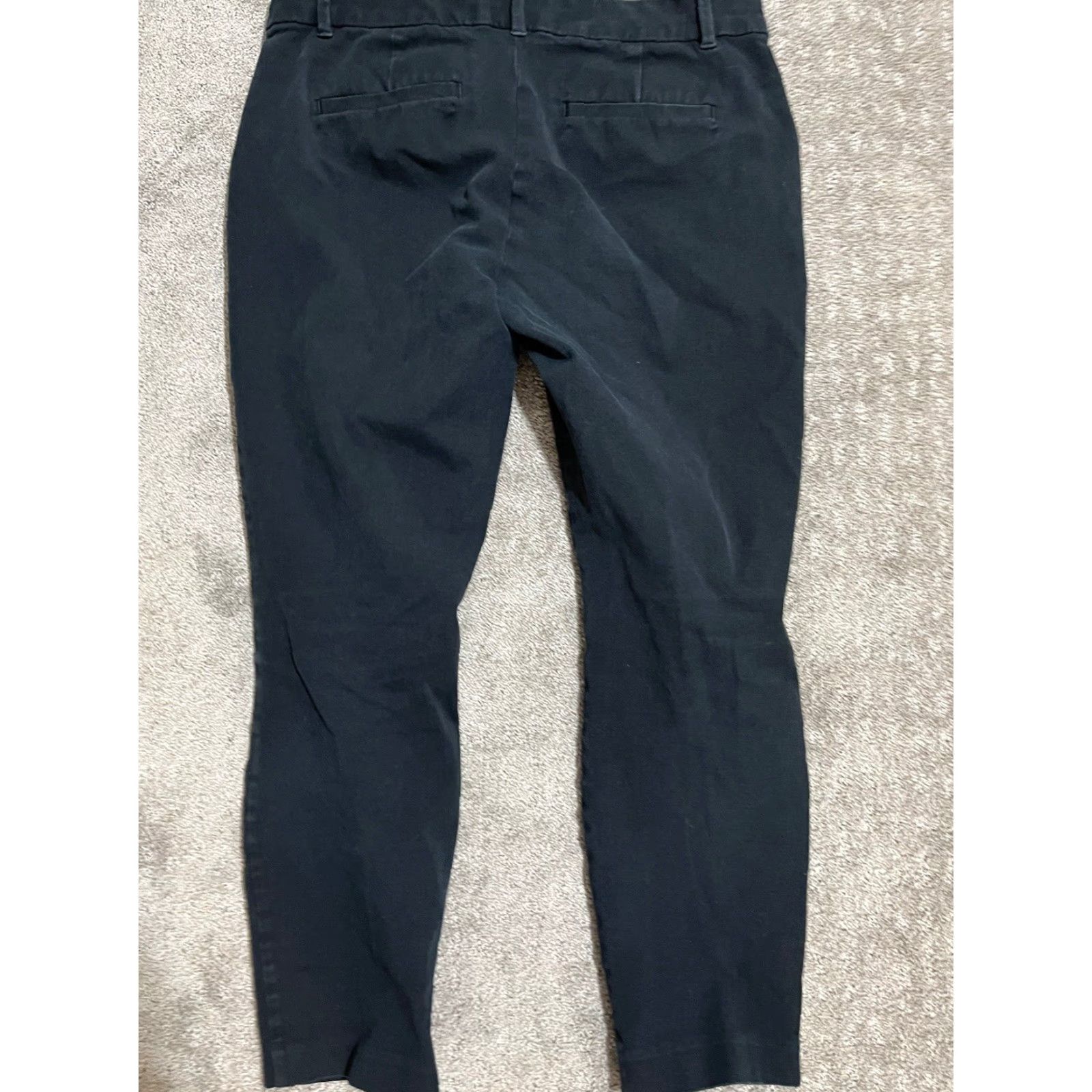 Gap Gap Pants Women's 10 Black Skinny Ankle Stretch Denim Cotton Blend 25in Inseam Solid Womens Size 32" / US 10 / IT 46 - 3 Thumbnail