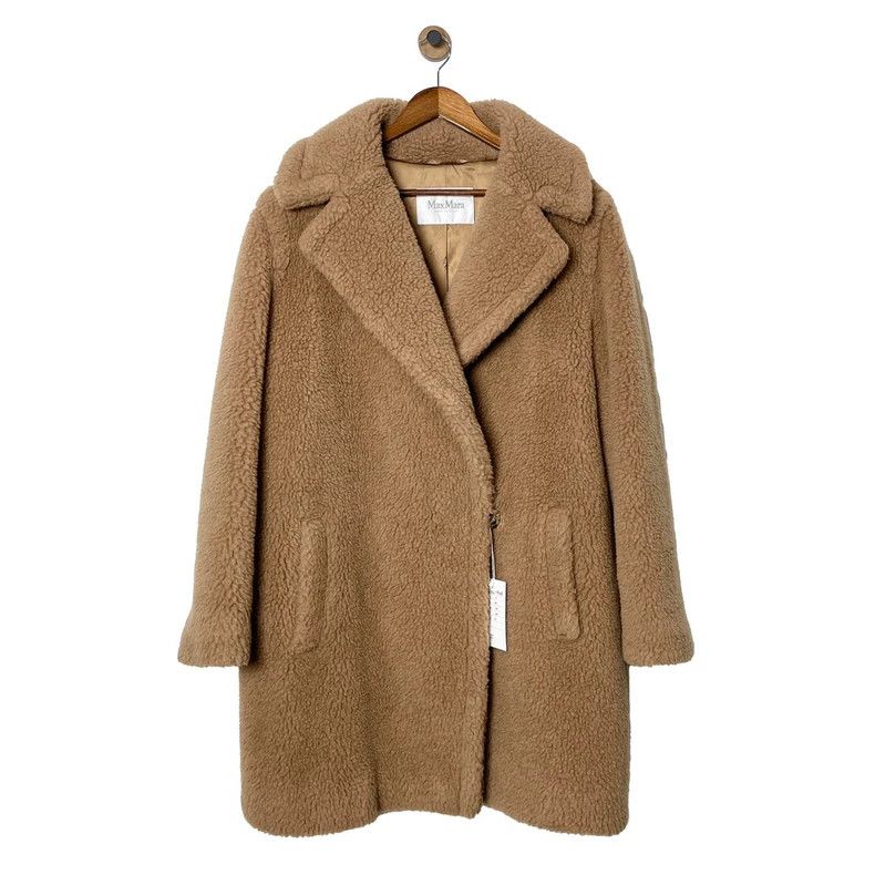 Other Max Mara Camel hair and silk solid single button coat Size M / US 6-8 / IT 42-44 - 1 Thumbnail